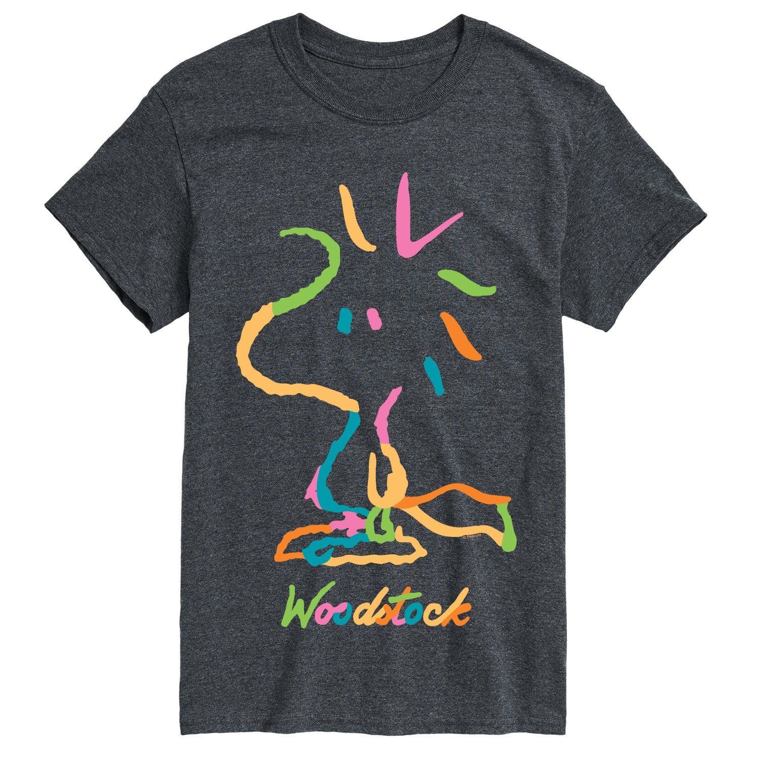Peanuts - Woodstock Colors - Men's Short Sleeve Graphic T-Shirt - Image 4