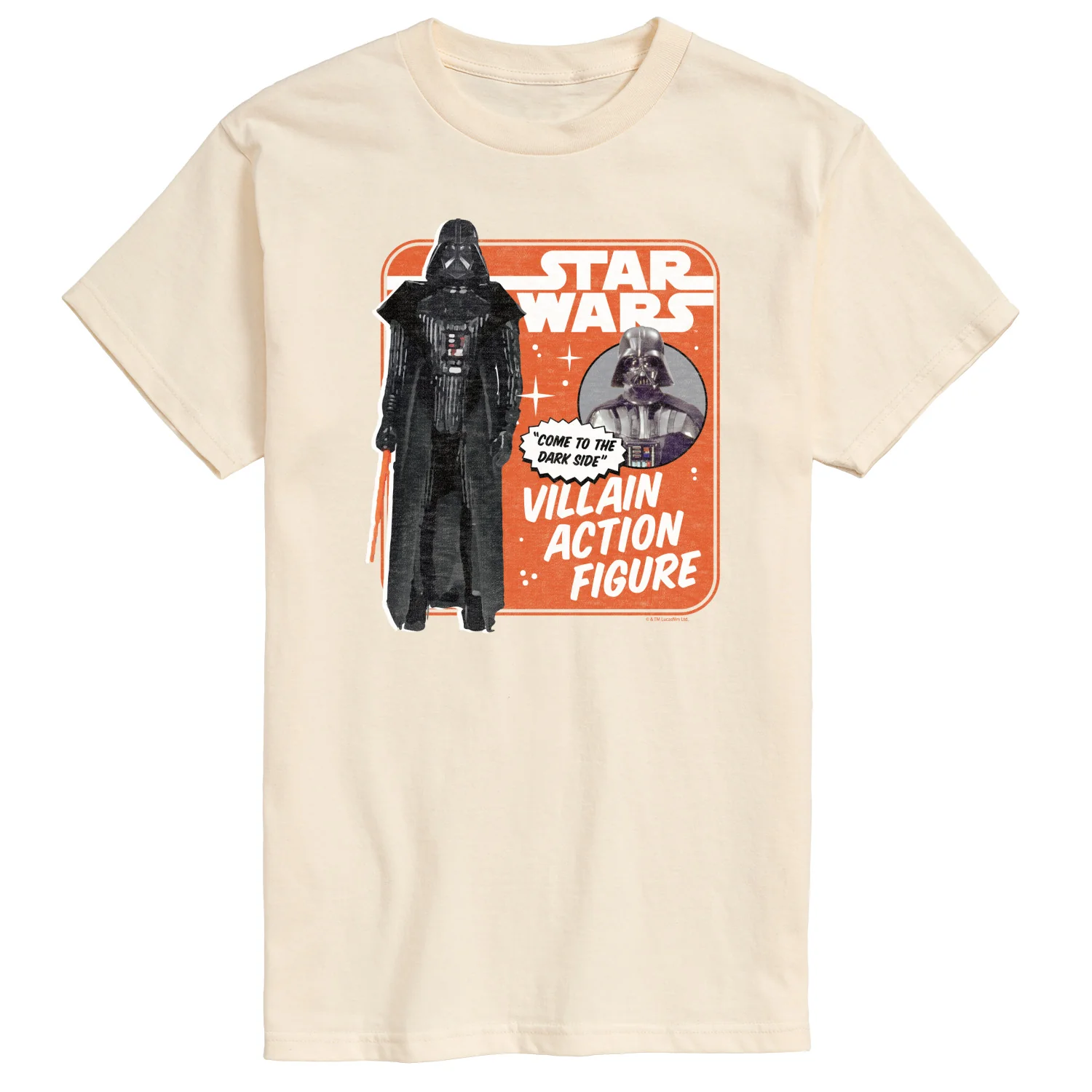 Star Wars - Vader Action Figure - Men's Short Sleeve Graphic T-Shirt - Image 3