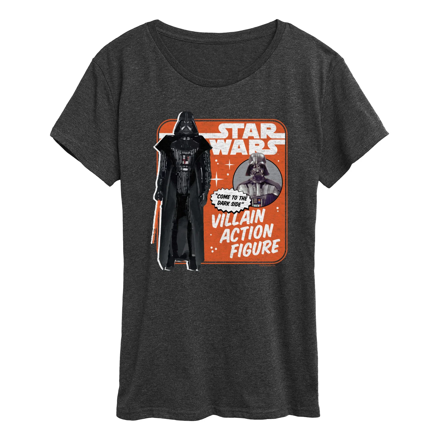 Star Wars - Vader Action Figure - Women's Short Sleeve Graphic T-Shirt - Image 5