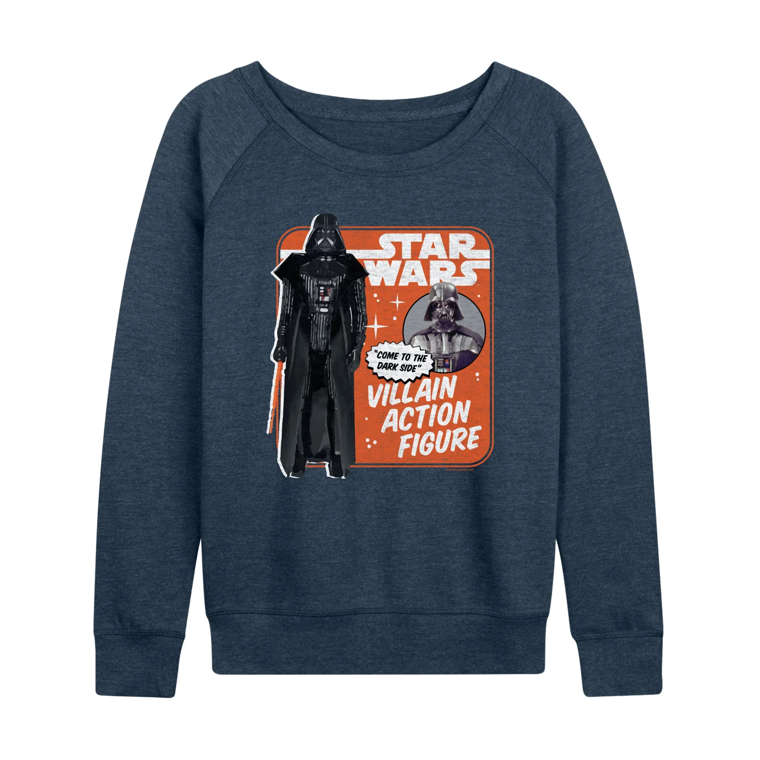 Star Wars - Vader Action Figure - Women's French Terry Long Sleeve Pullover
