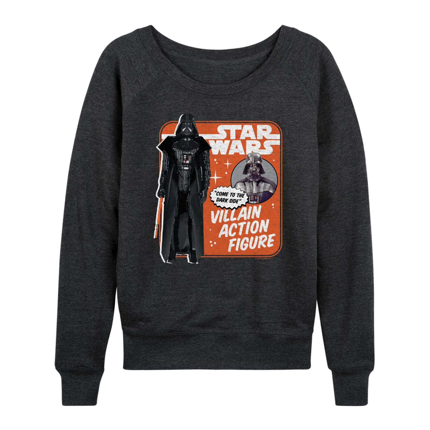 Star Wars - Vader Action Figure - Women's French Terry Long Sleeve Pullover - Image 4