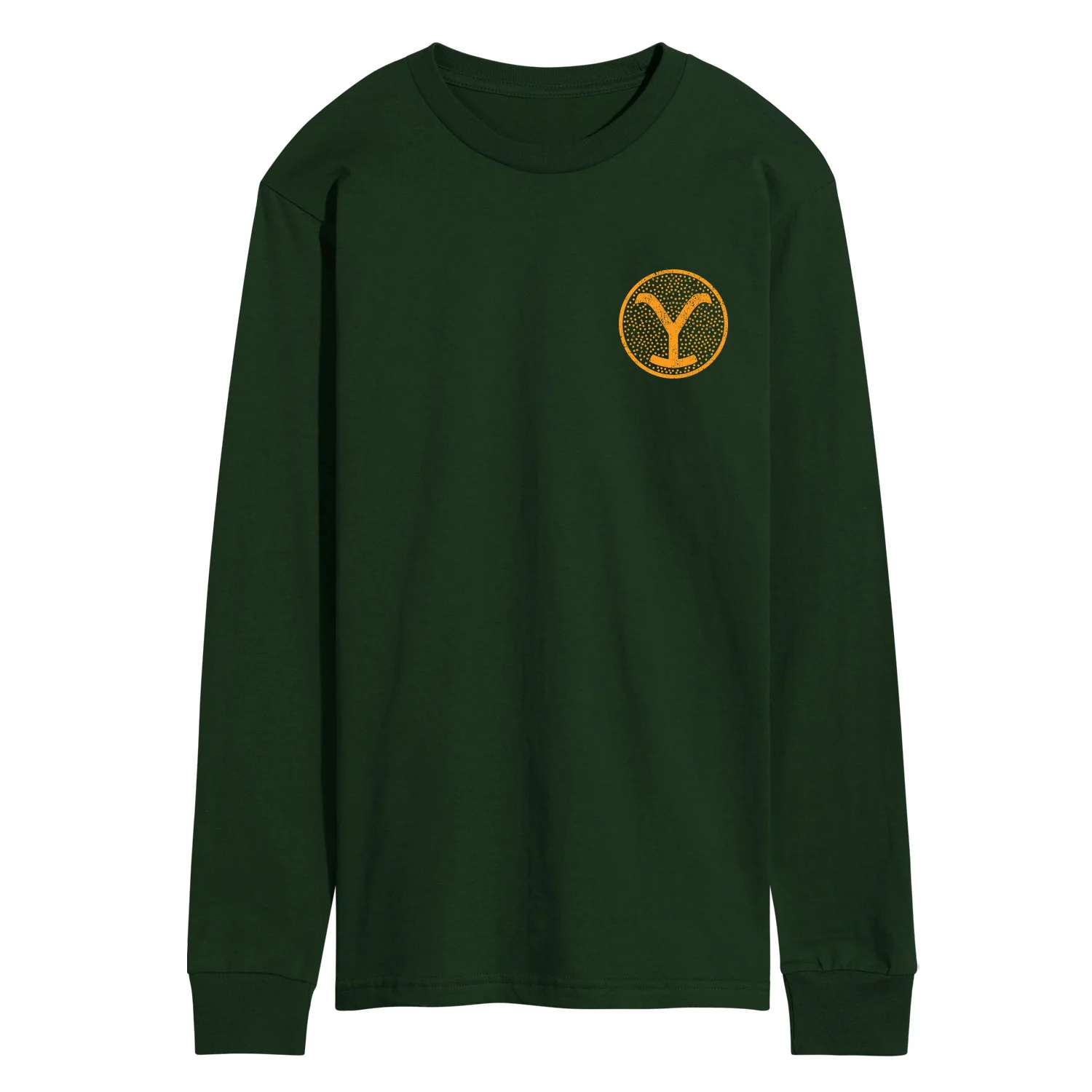 Yellowstone - Dutton Ranch Trademark - Men's Long Sleeve Graphic T-Shirt - Image 4