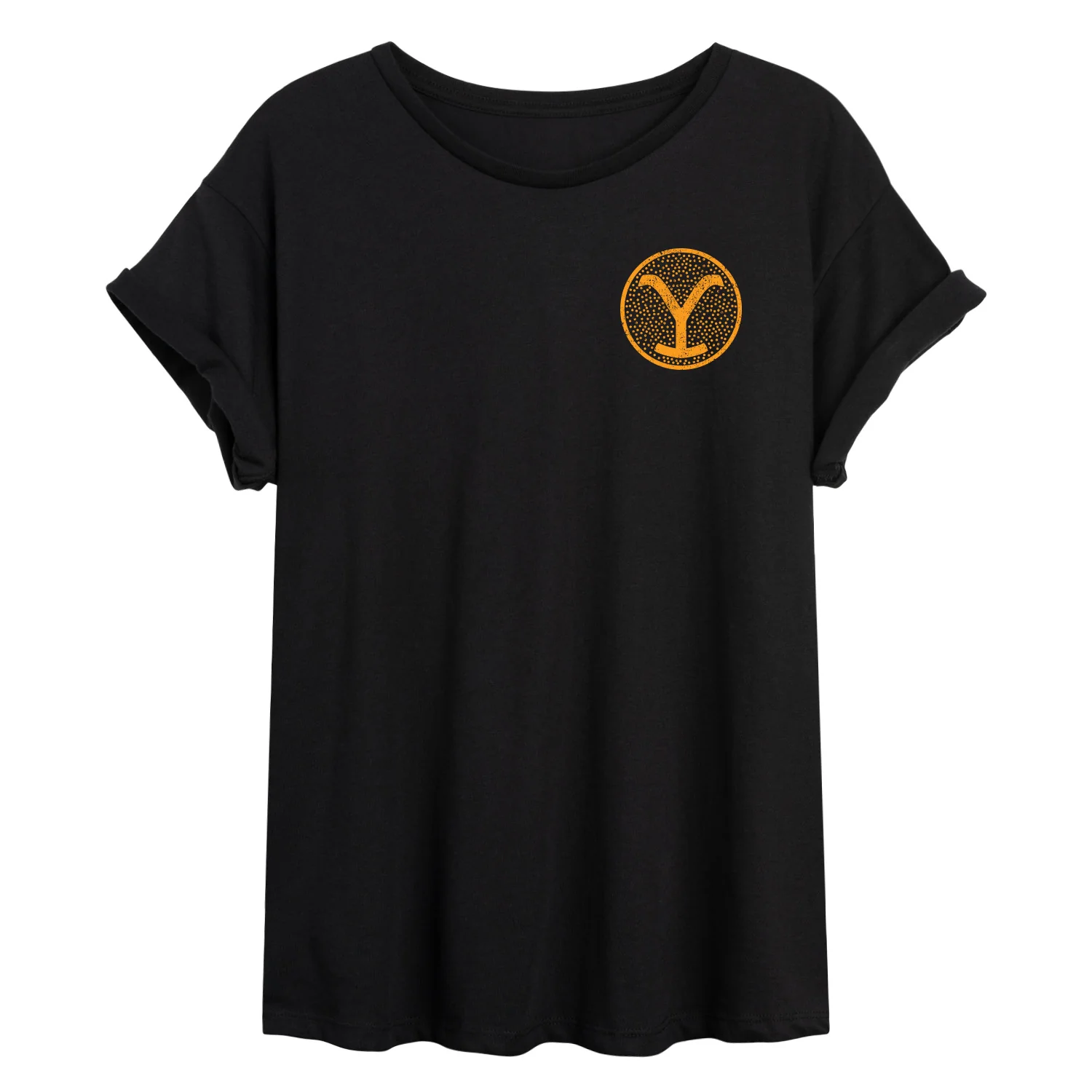 Yellowstone - Dutton Ranch Trademark - Juniors Oversized Graphic T-Shirt
