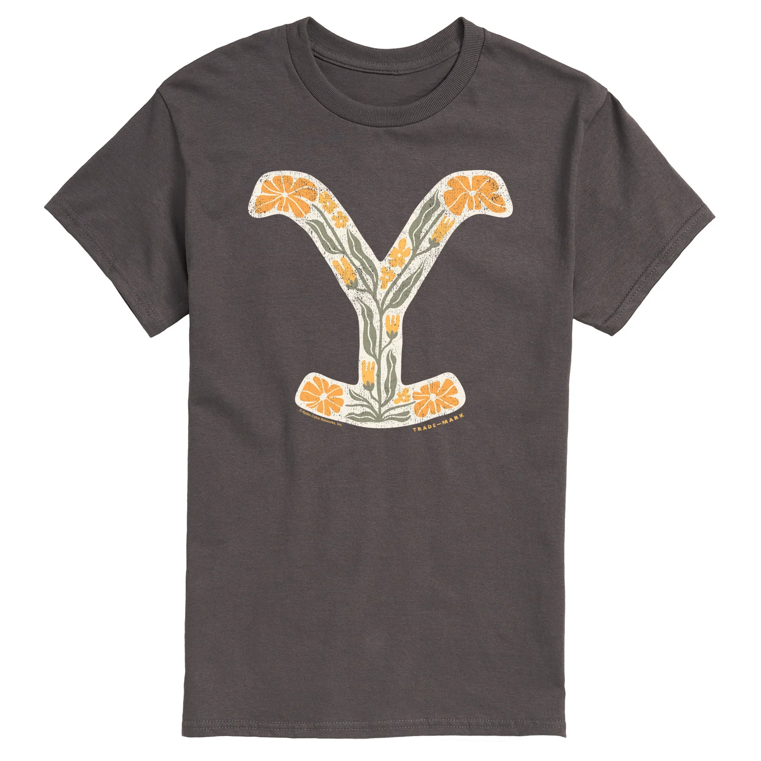 Yellowstone - Floral Logo - Men's Short Sleeve Graphic T-Shirt - Image 3