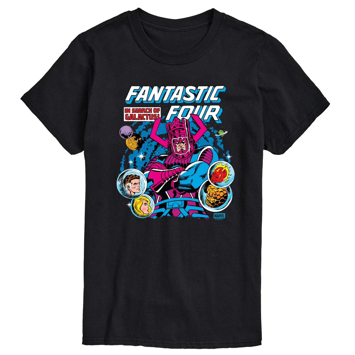 Marvel - Fantastic Four Galactus Comic Cover - Men's Short Sleeve Graphic T-Shirt