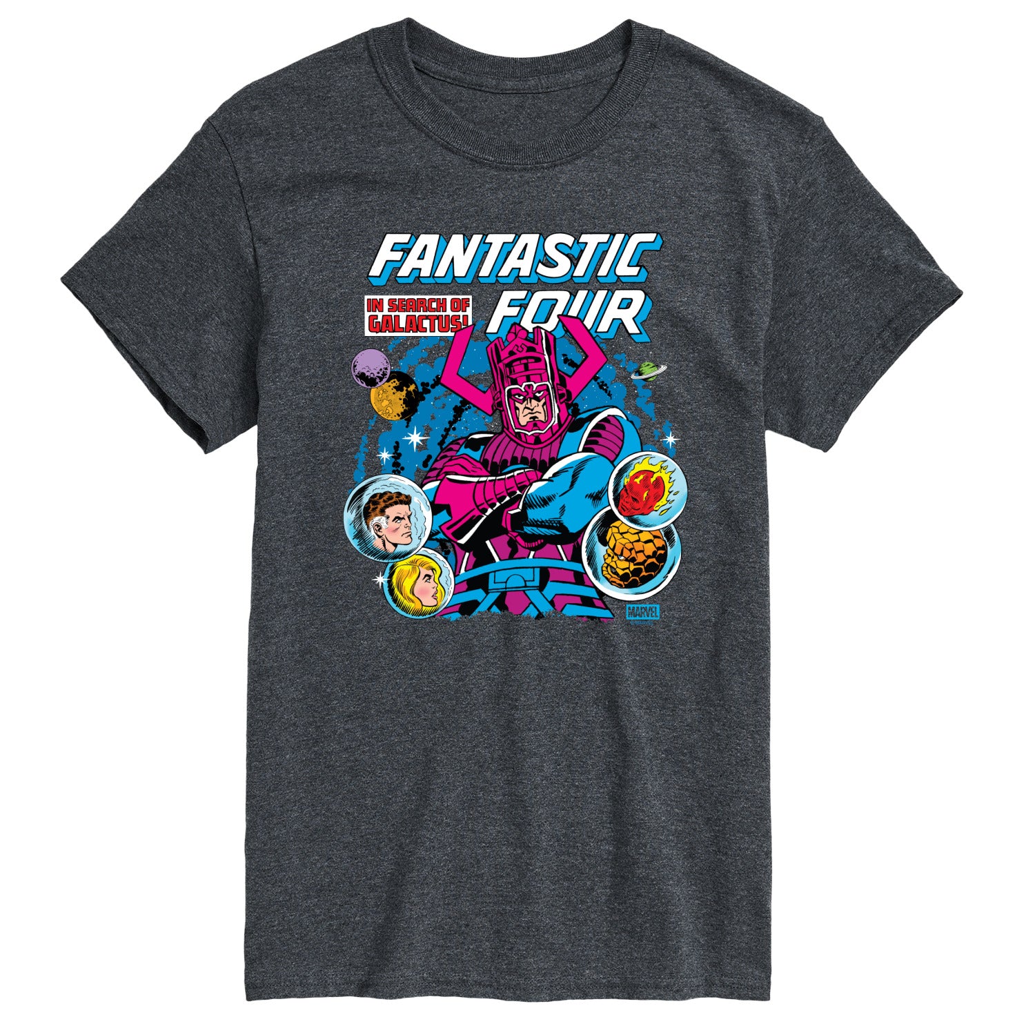 Marvel - Fantastic Four Galactus Comic Cover - Men's Short Sleeve Graphic T-Shirt - Image 2