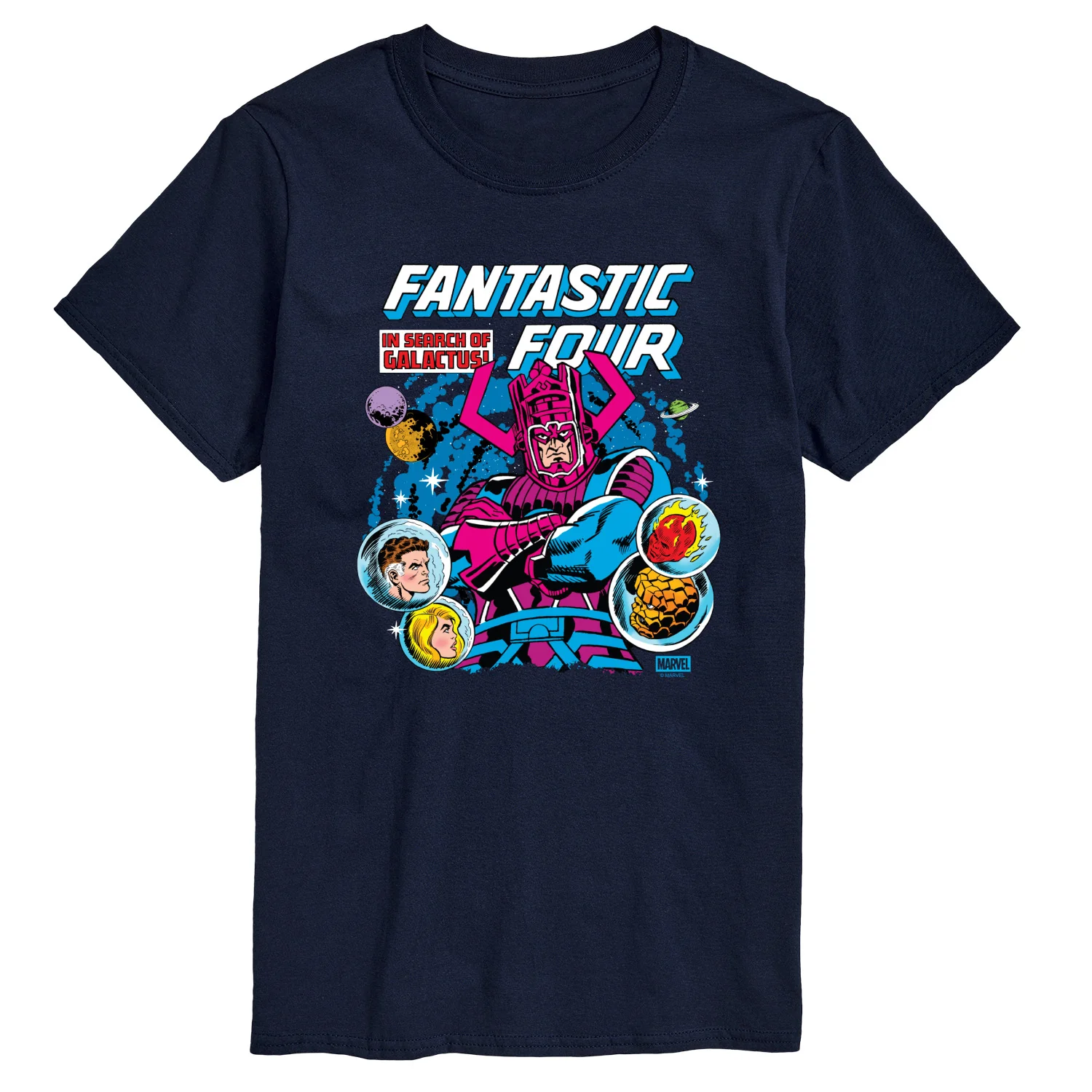 Marvel - Fantastic Four Galactus Comic Cover - Men's Short Sleeve Graphic T-Shirt - Image 3