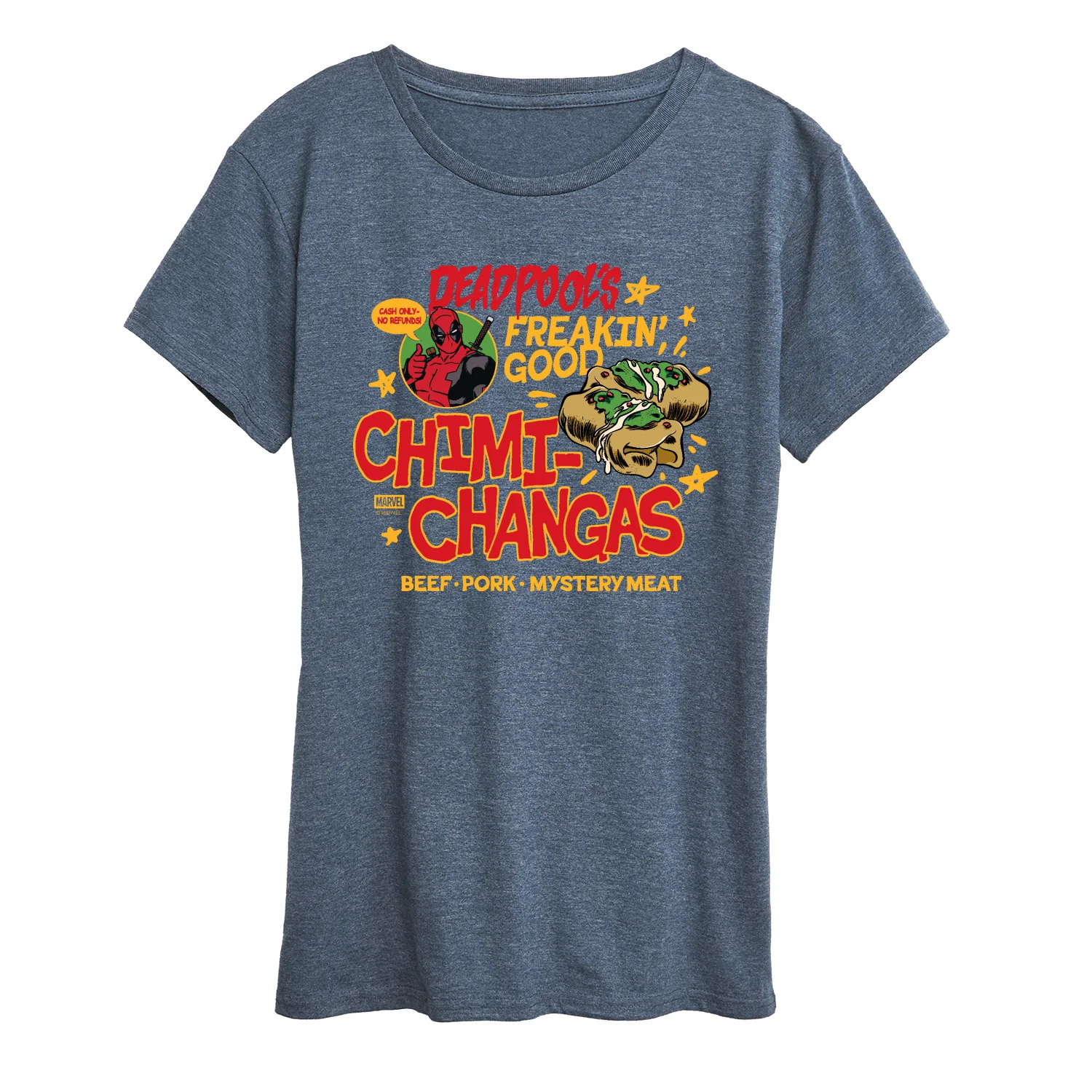 Marvel - Deadpool's Chimichangas - Women's Short Sleeve Graphic T-Shirt - Image 3