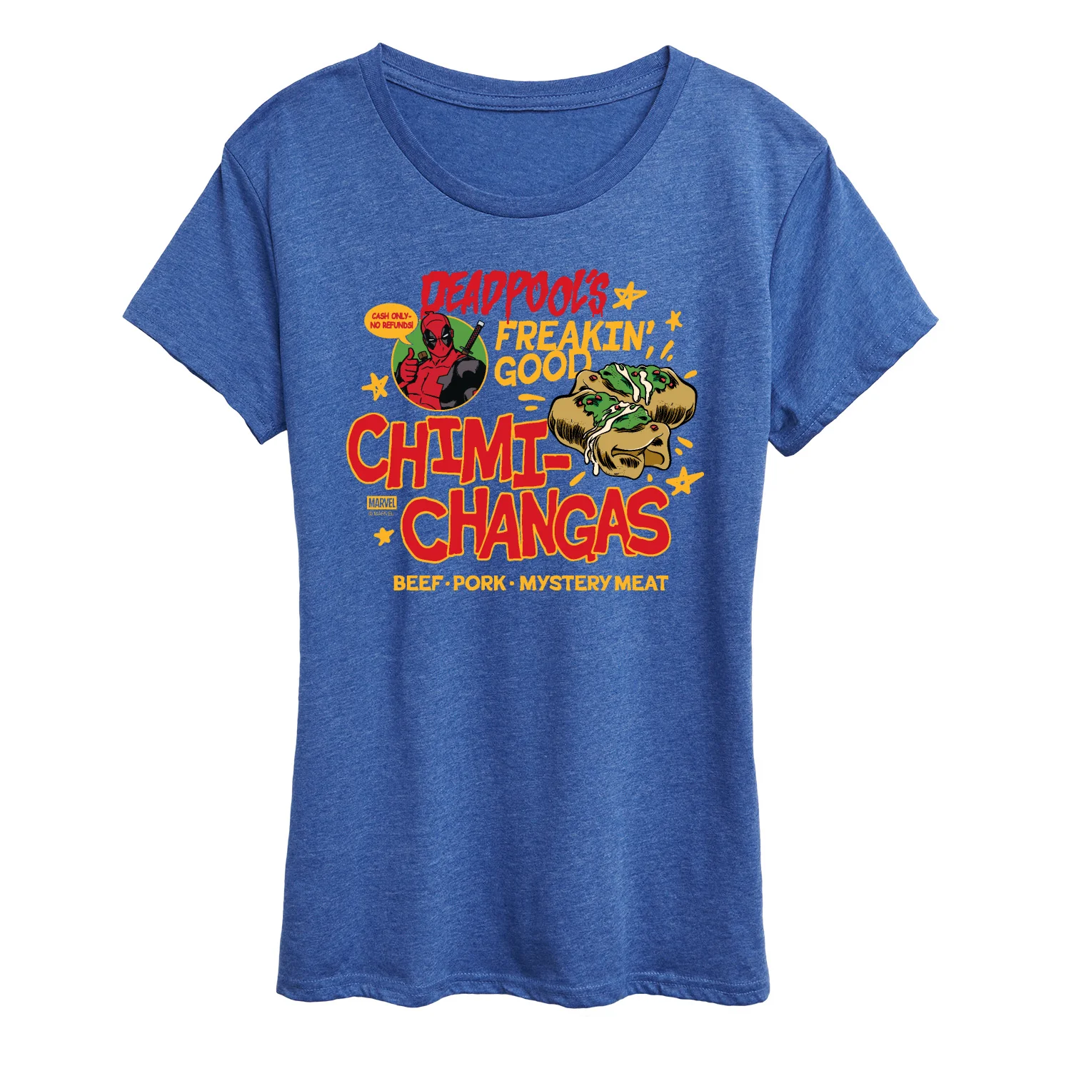 Marvel - Deadpool's Chimichangas - Women's Short Sleeve Graphic T-Shirt - Image 5