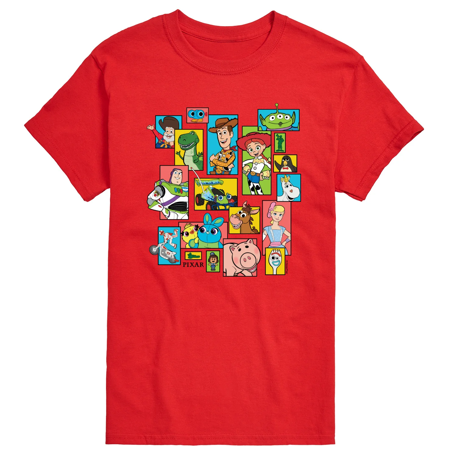 Toy Story 4 - Buzz, Woody, And Friends - Men's Short Sleeve Graphic T-Shirt - Image 9