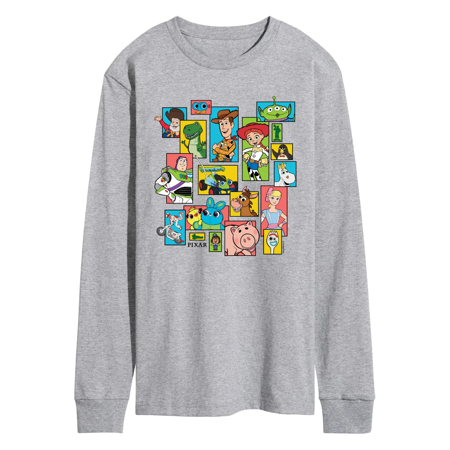 Toy Story 4 - Buzz, Woody, And Friends - Men's Long Sleeve Graphic T-Shirt