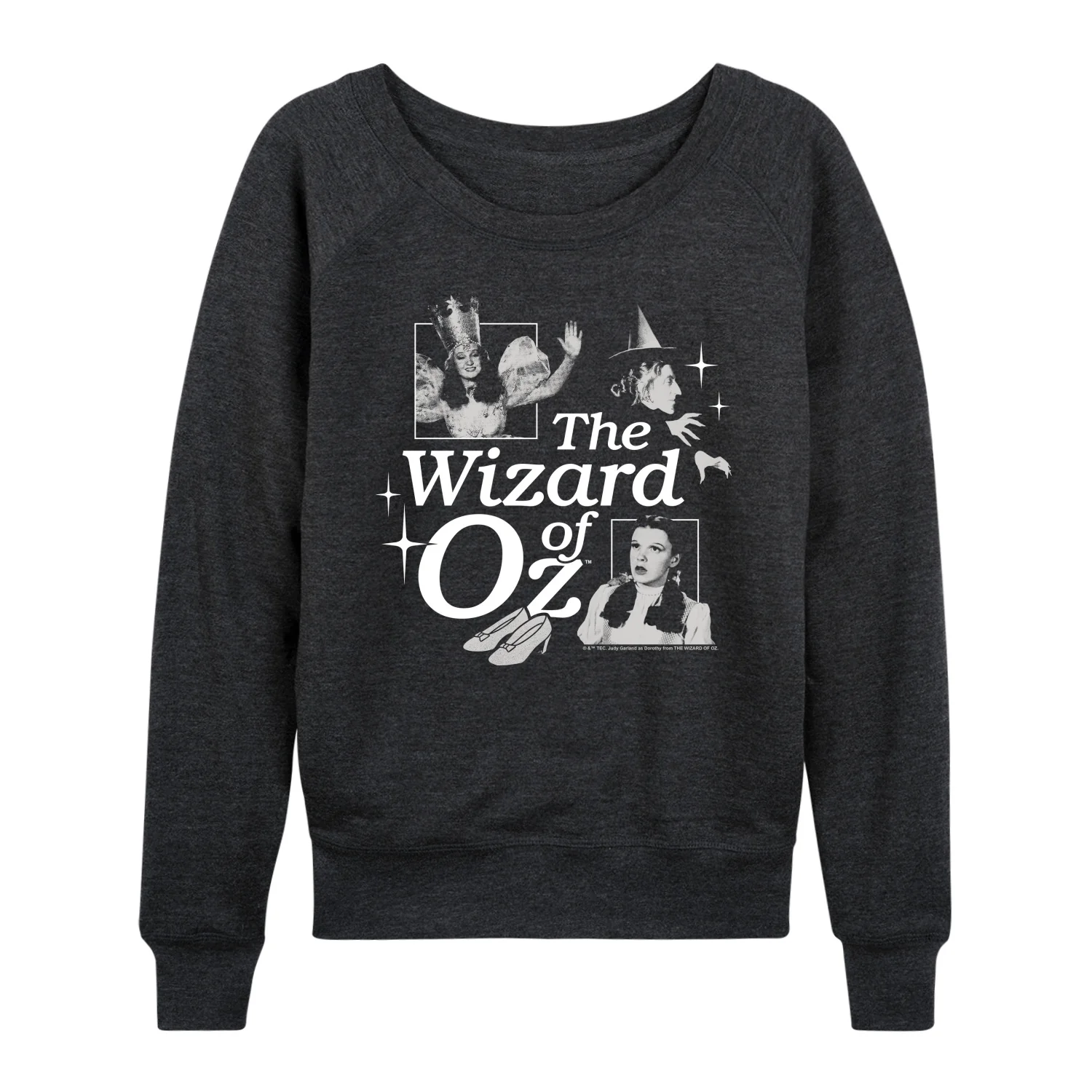 Wizard of Oz - Iconic Squares - Women's French Terry Long Sleeve Pullover