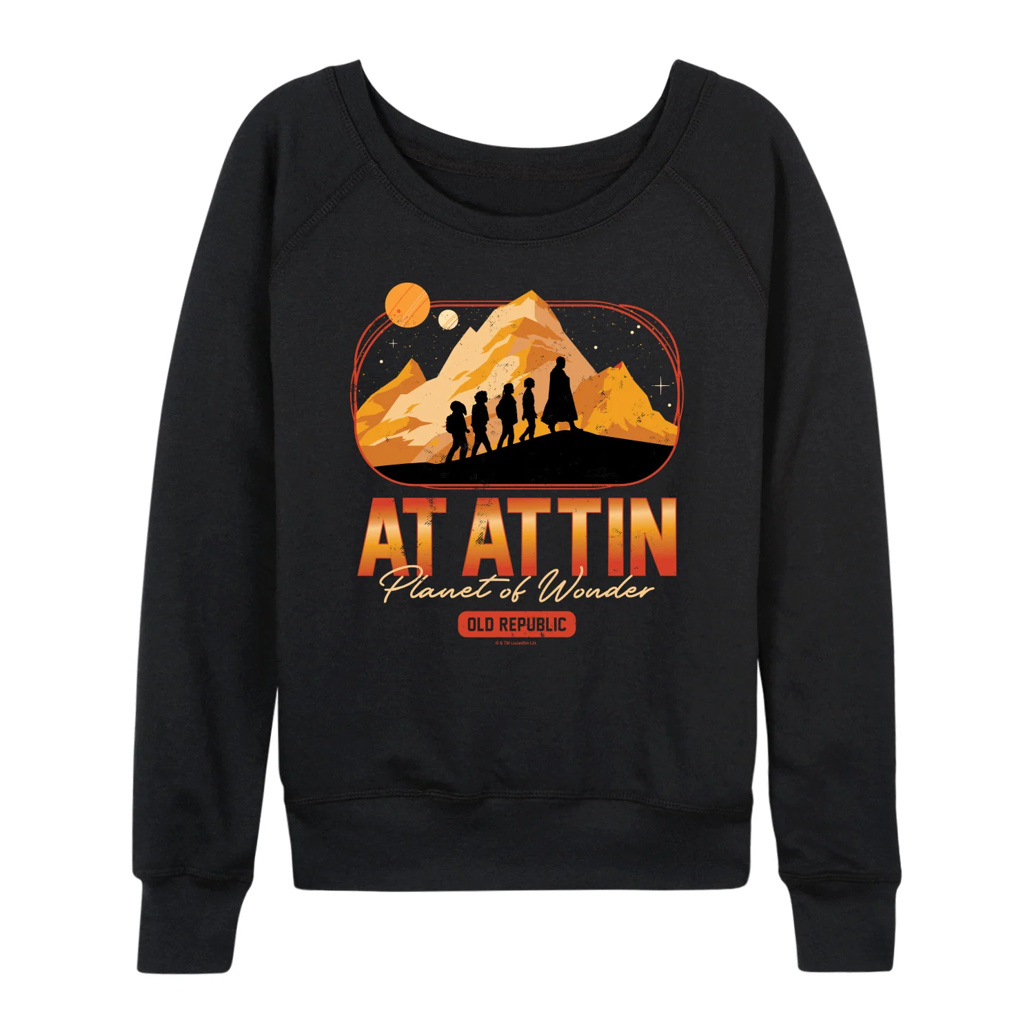 Star Wars: Skeleton Crew - At Attin Destination - Women's French Terry Long Sleeve Pullover