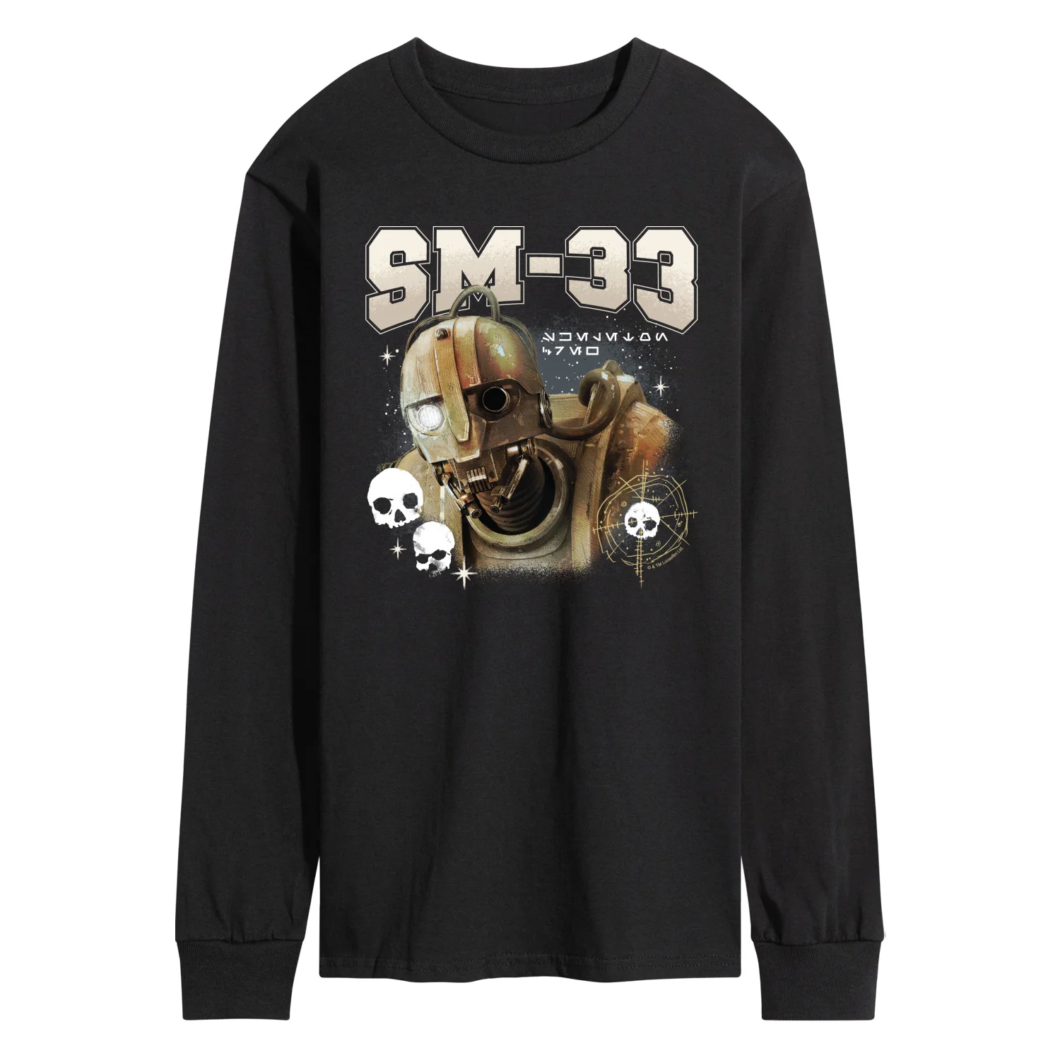 Star Wars: Skeleton Crew - SM33 Bootleg - Men's Long Sleeve Graphic T-Shirt - Image 2