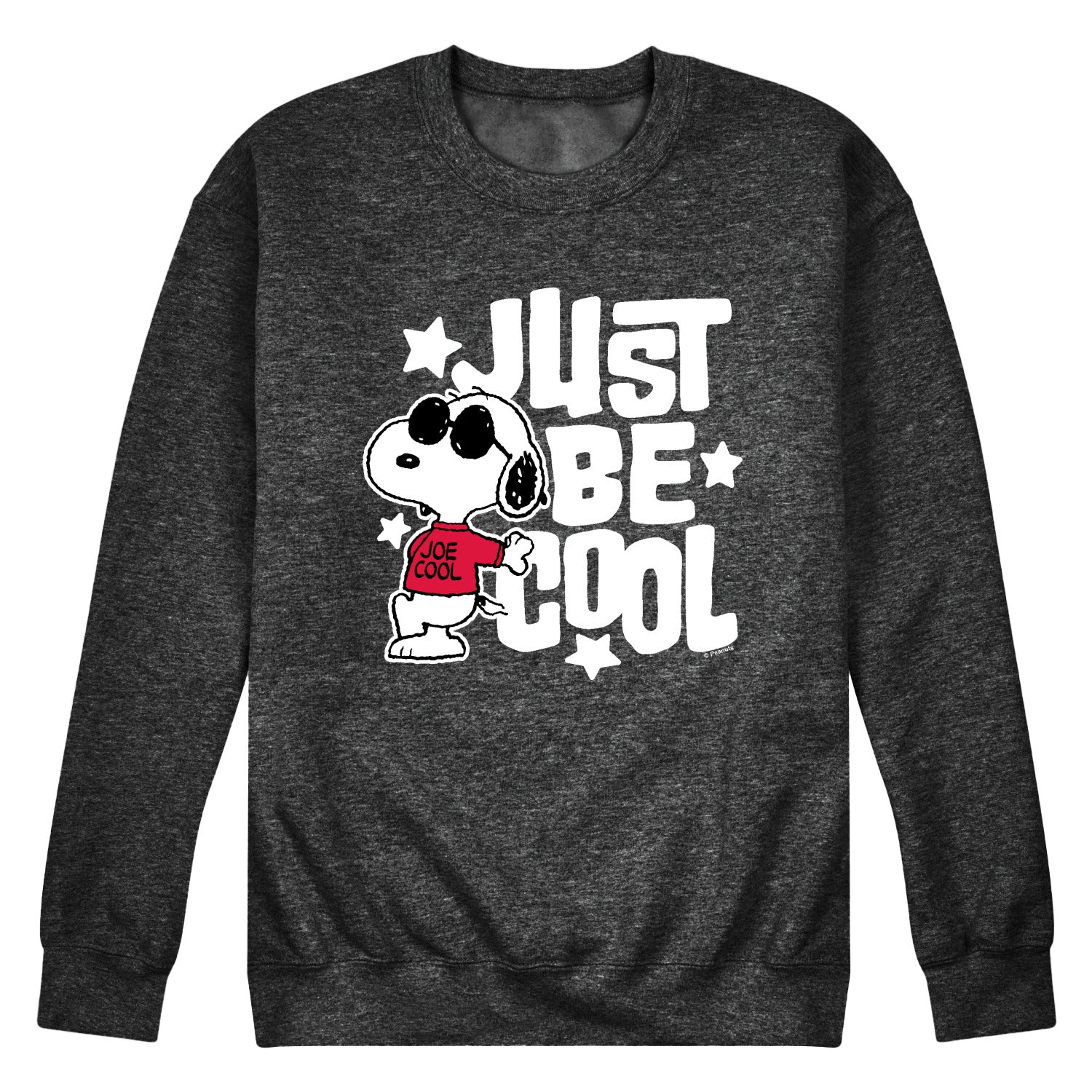 Peanuts - Just Be Cool - Men's Crew Fleece Sweatshirt - Image 3
