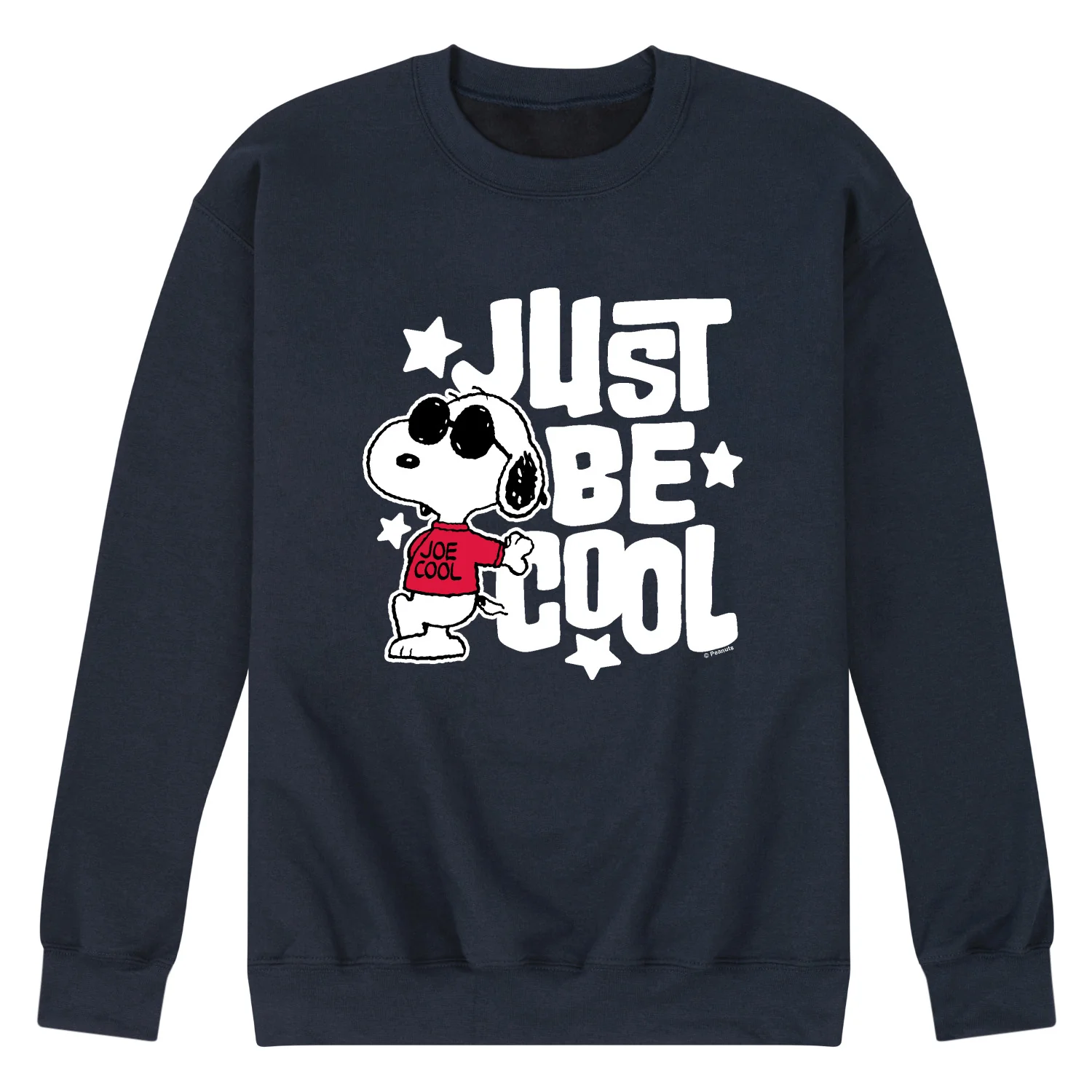 Peanuts - Just Be Cool - Men's Crew Fleece Sweatshirt - Image 4