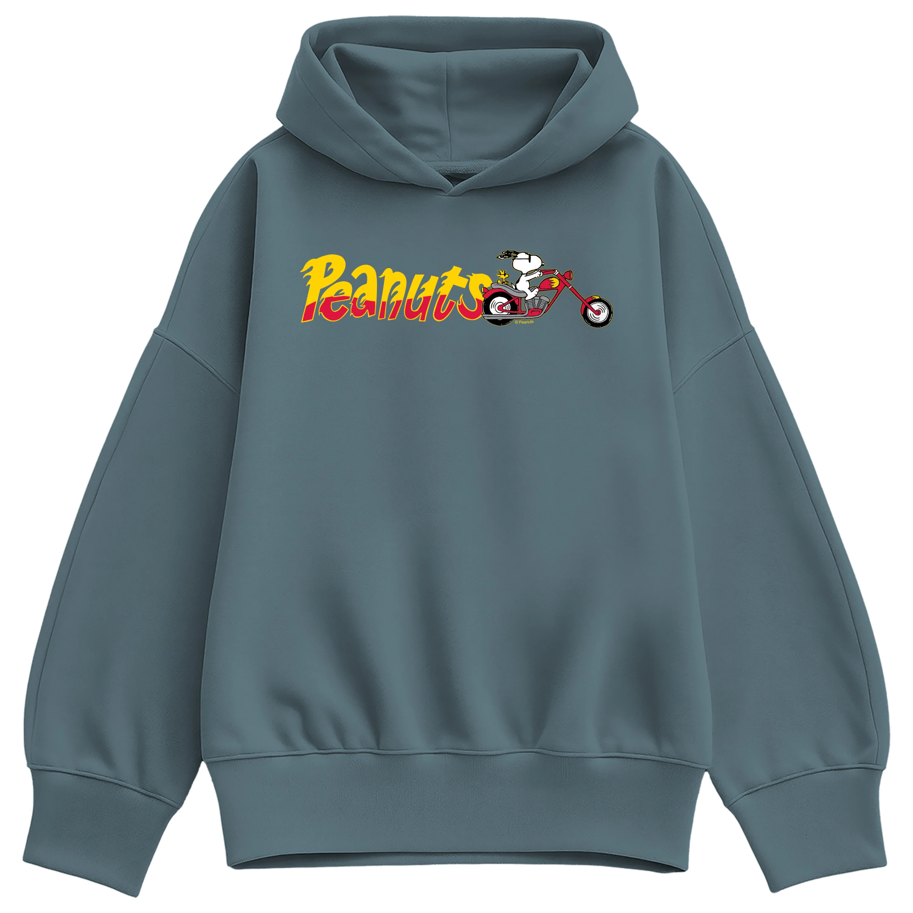Peanuts - Snoopy Chopper - Women's Oversized Fleece Hoodie Sweatshirt - Image 3