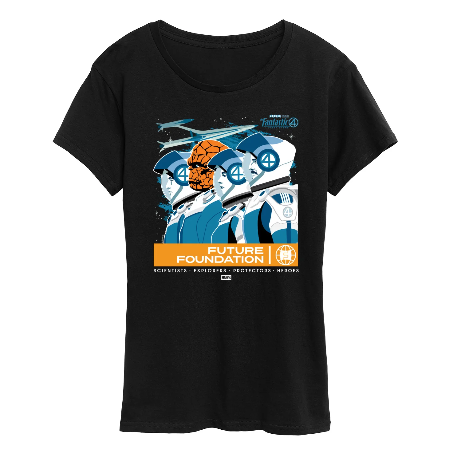 Fantastic Four - Retro Poster - Women's Short Sleeve Graphic T-Shirt