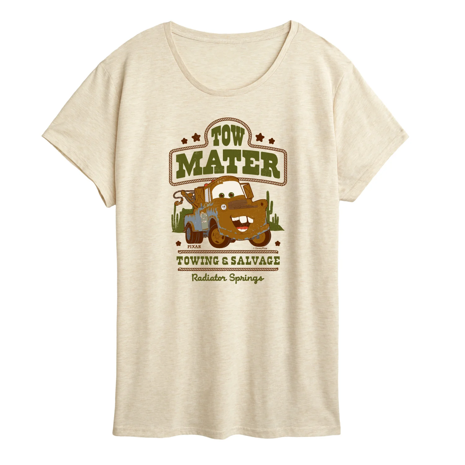 Cars - Tow Mater Western - Women's Short Sleeve Graphic T-Shirt - Image 2