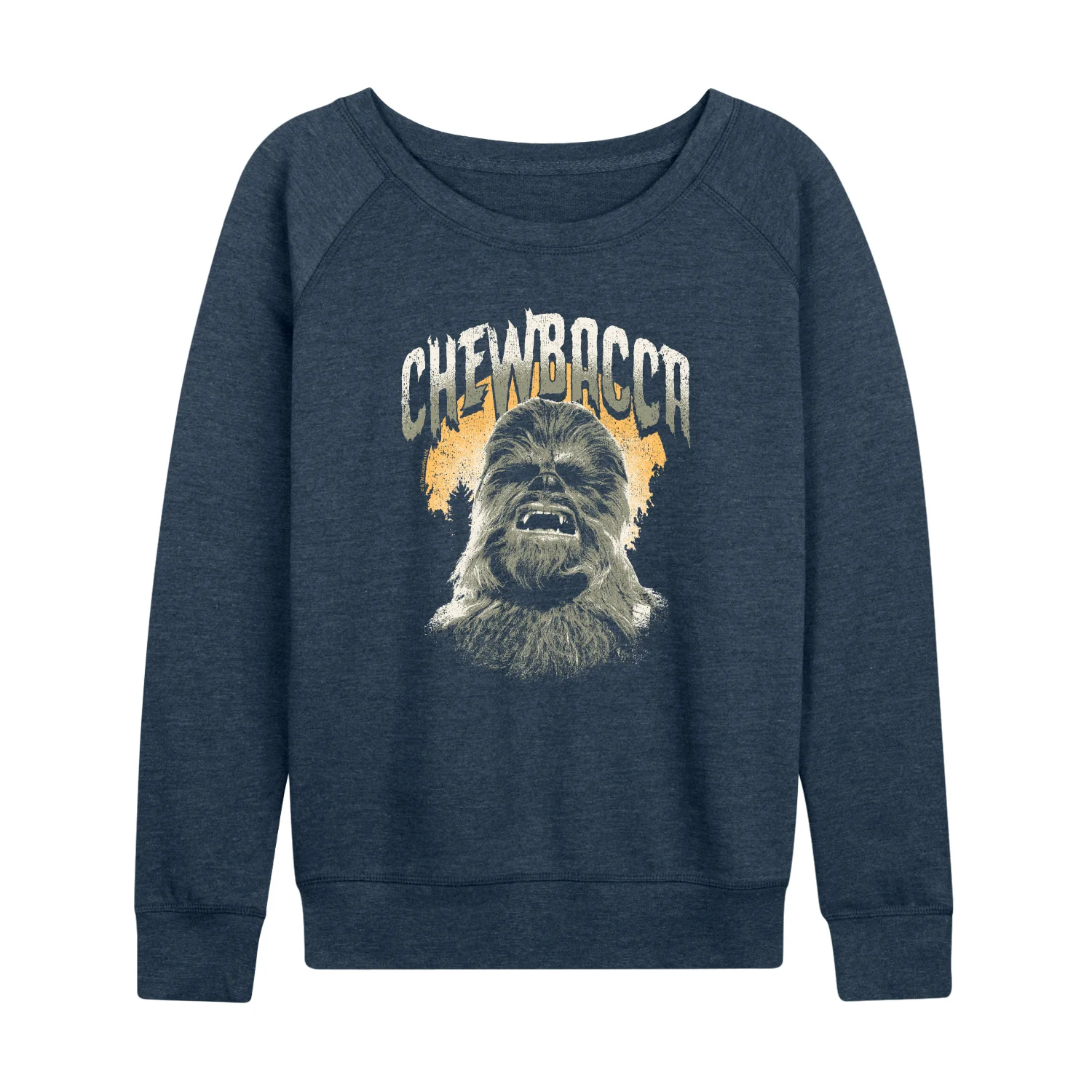 Star Wars - Chewbacca Horror Poster - Women's French Terry Long Sleeve Pullover