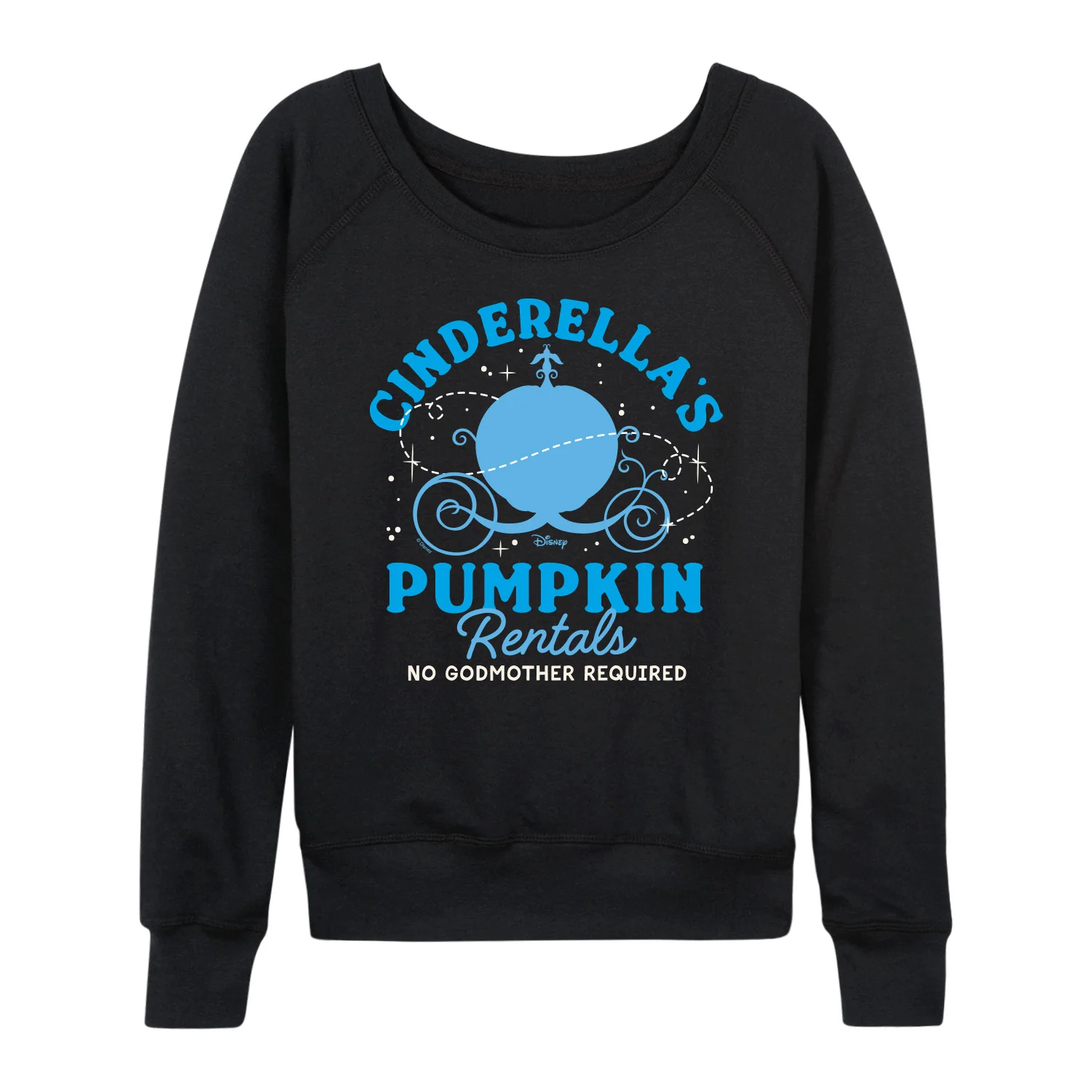 Disney Princess - Cinderella's Pumpkin Rentals - Women's French Terry Long Sleeve Pullover - Image 2