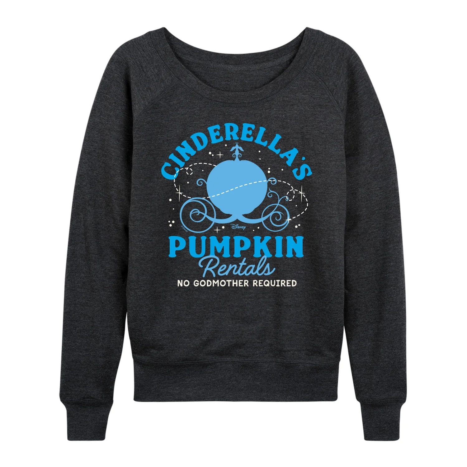 Disney Princess - Cinderella's Pumpkin Rentals - Women's French Terry Long Sleeve Pullover - Image 3