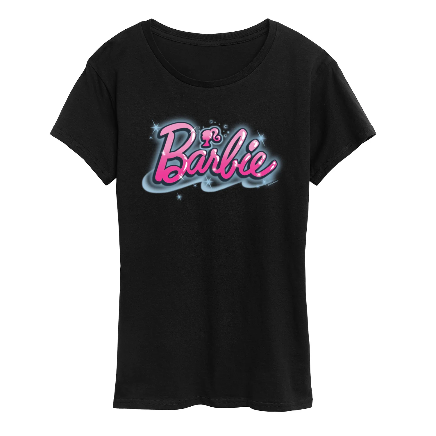 Barbie - Graffiti Logo - Women's Short Sleeve Graphic T - Shirt - Image 3