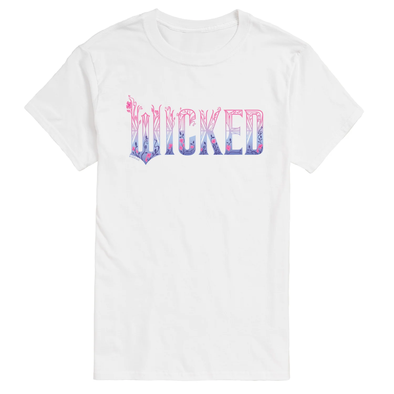 Wicked: Part 2 - Floral Ombre Logo - Men's Short Sleeve Graphic T-Shirt - Image 2