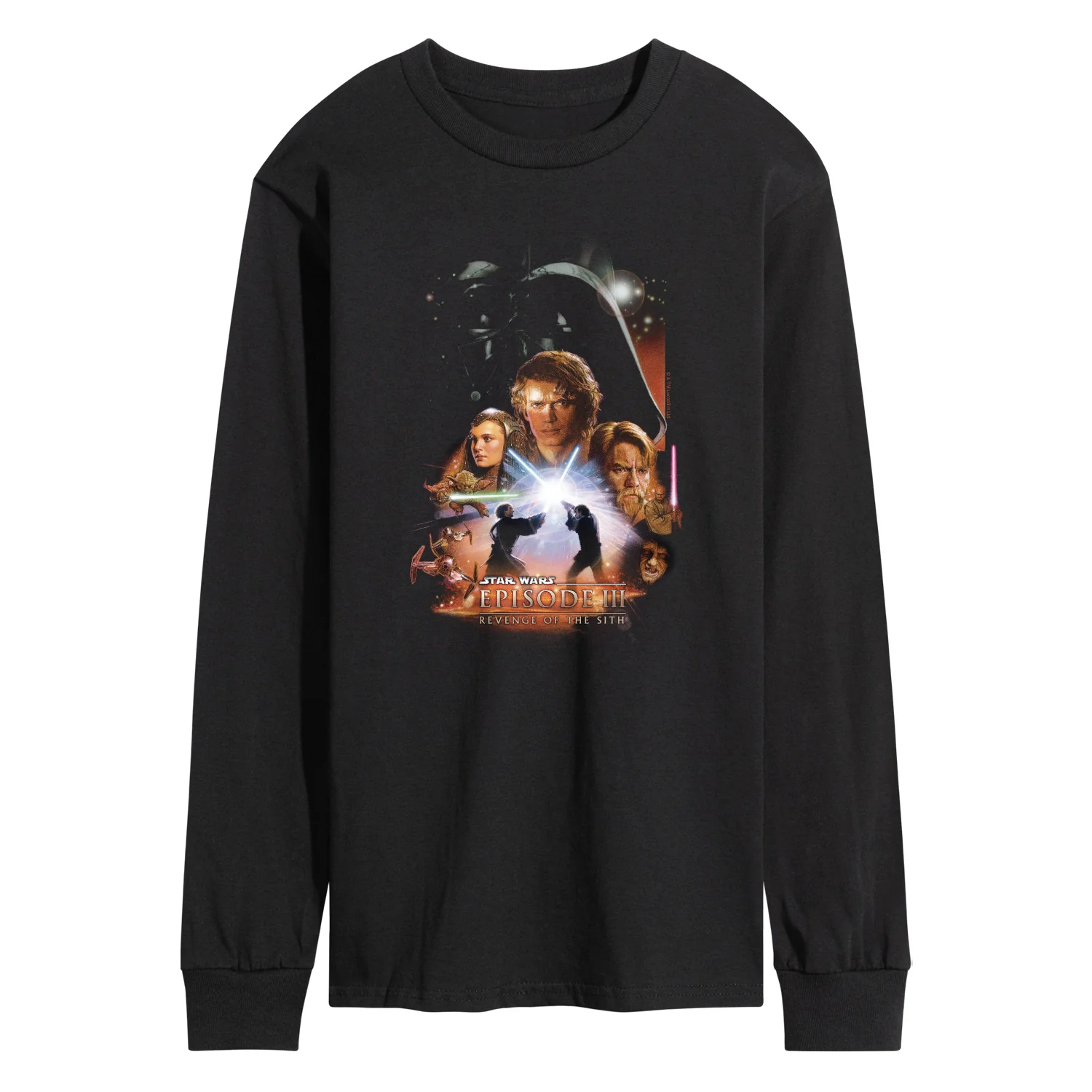 Star Wars - Revenge of the Sith Poster - Men's Long Sleeve Graphic T-Shirt