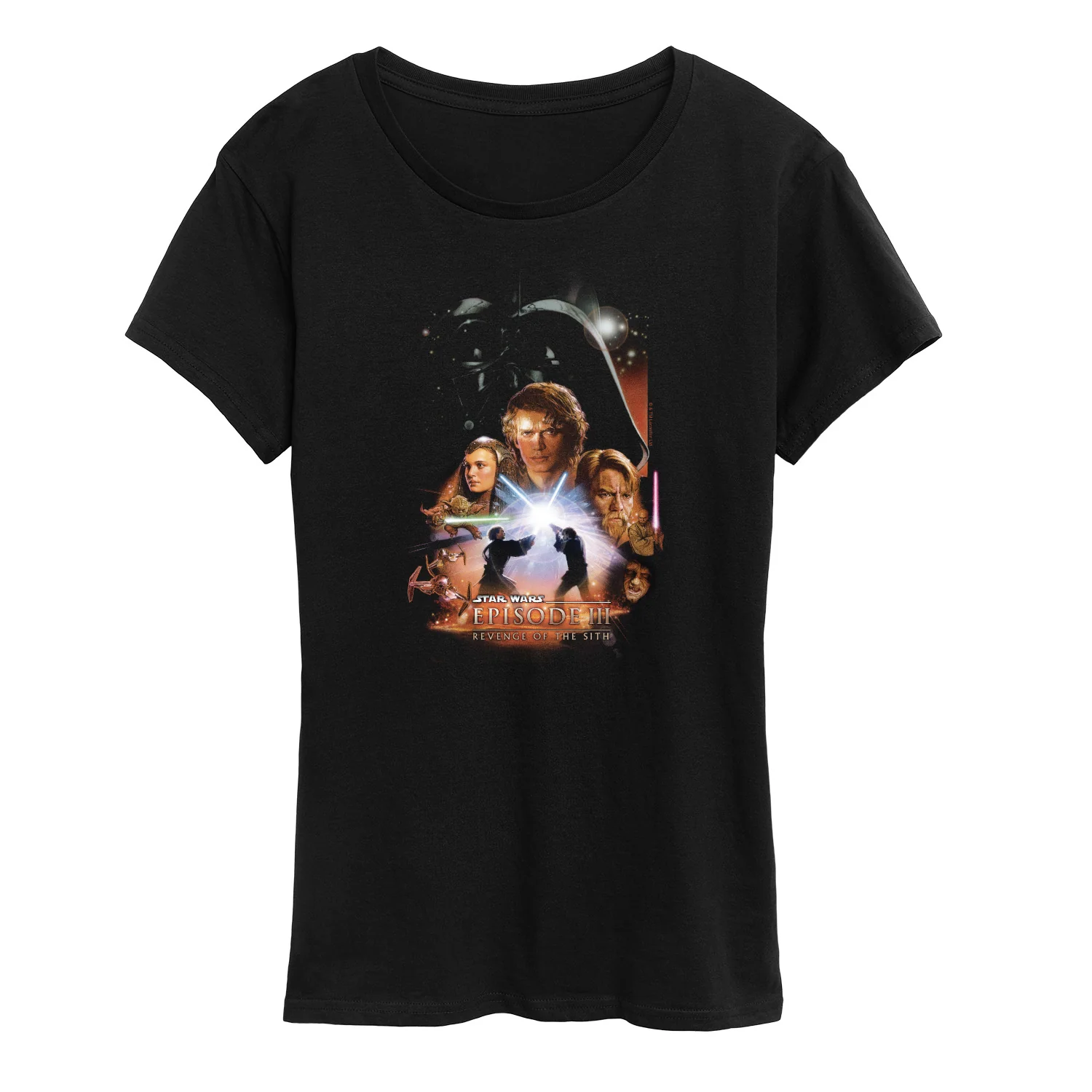 Star Wars - Revenge of the Sith Poster - Women's Short Sleeve Graphic T-Shirt