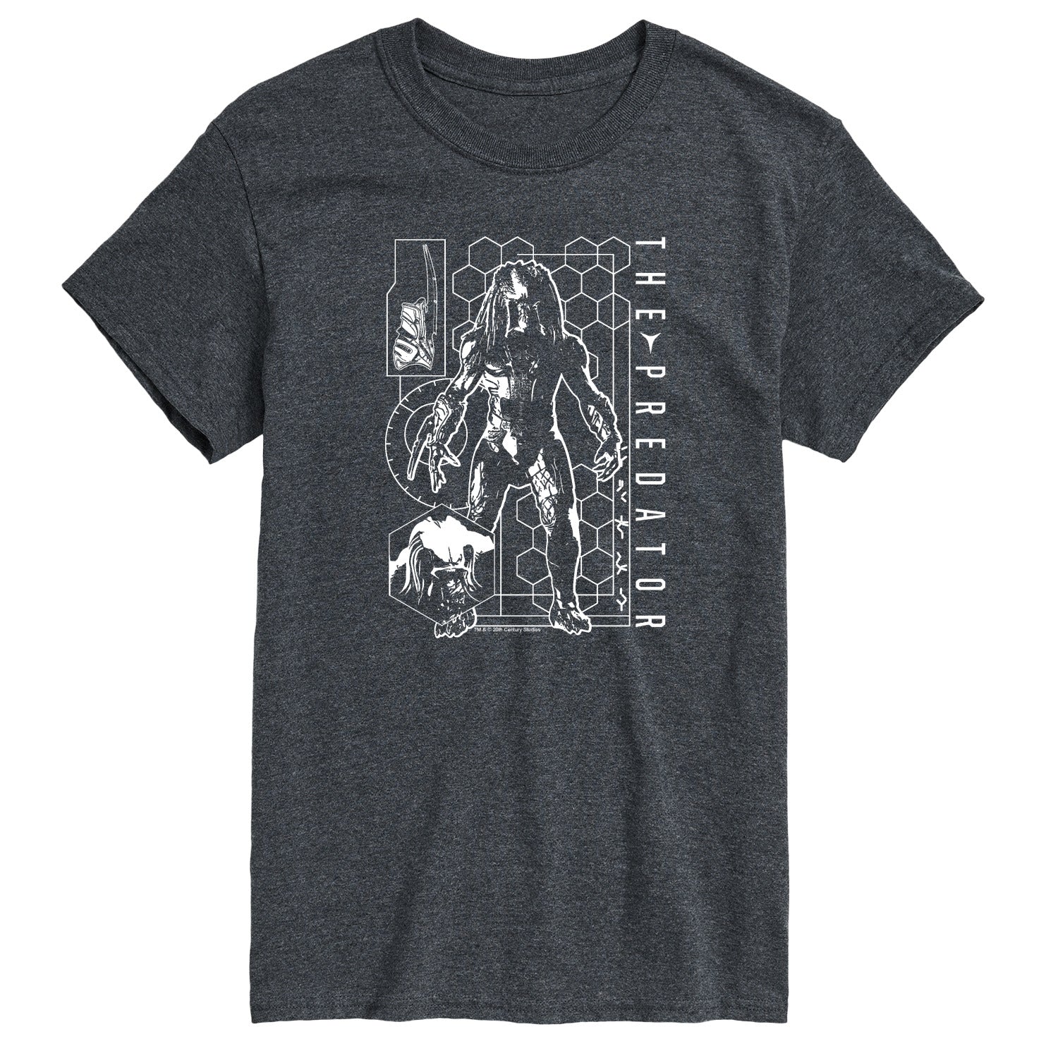 The Predator - Digital Alien Diagram - Men's Short Sleeve Graphic T-Shirt - Image 3
