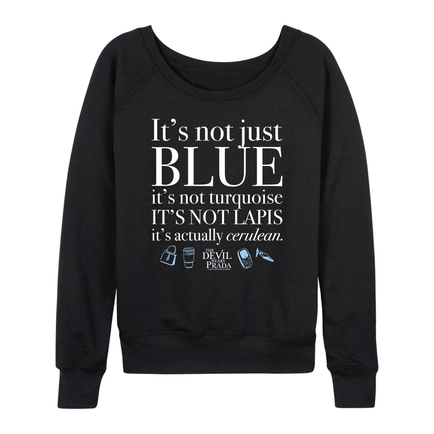 The Devil Wears Prada - Not Just Blue - Women's French Terry Long Sleeve Shirt