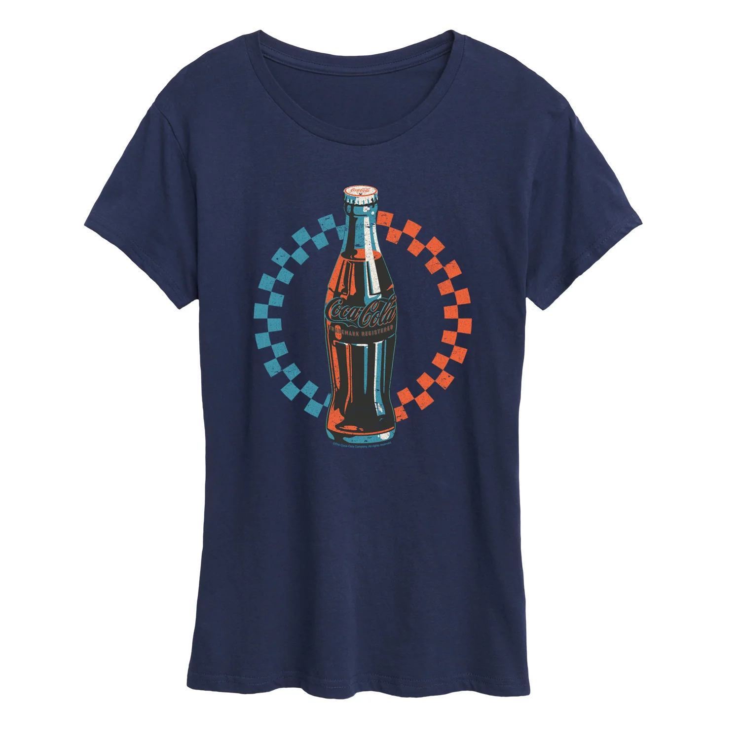 Coca-cola - Coke Bottle Checks - Women's Short Sleeve Graphic T-Shirt - Image 5