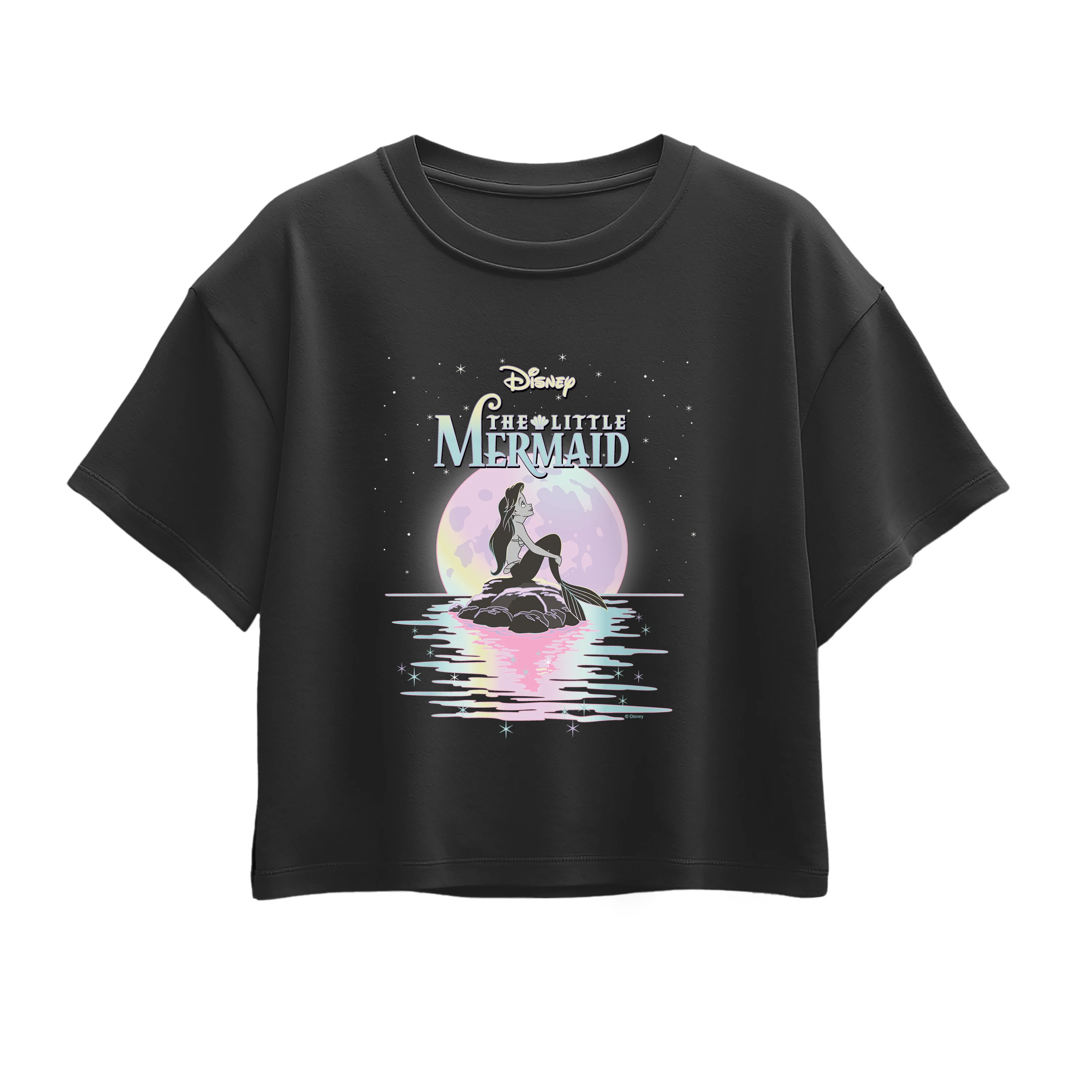 Disney - Ariel Moon Stars - Youth Girls Boxy T-Shirt