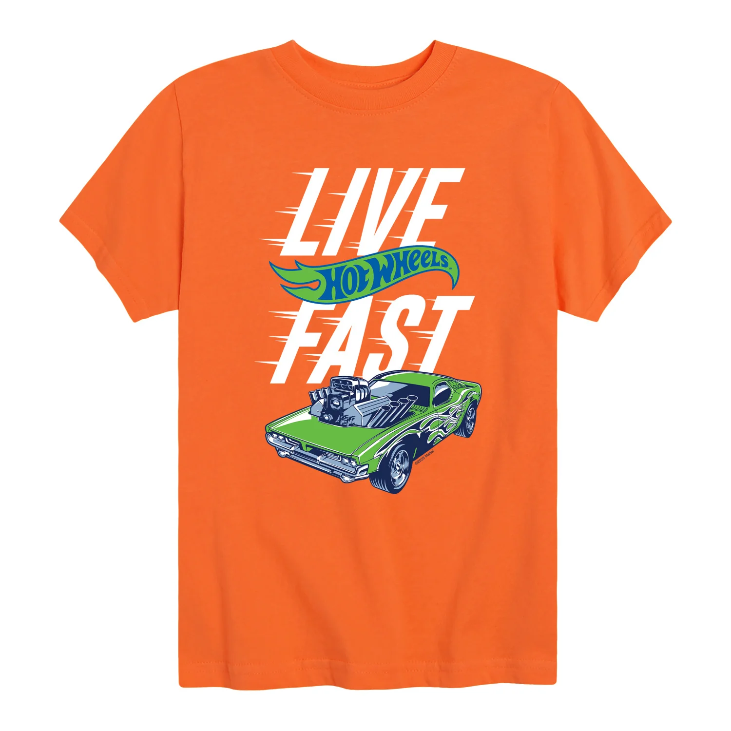 Hot Wheels - Live Fast - Youth Boys Short Sleeve Graphic T-Shirt - Image 2