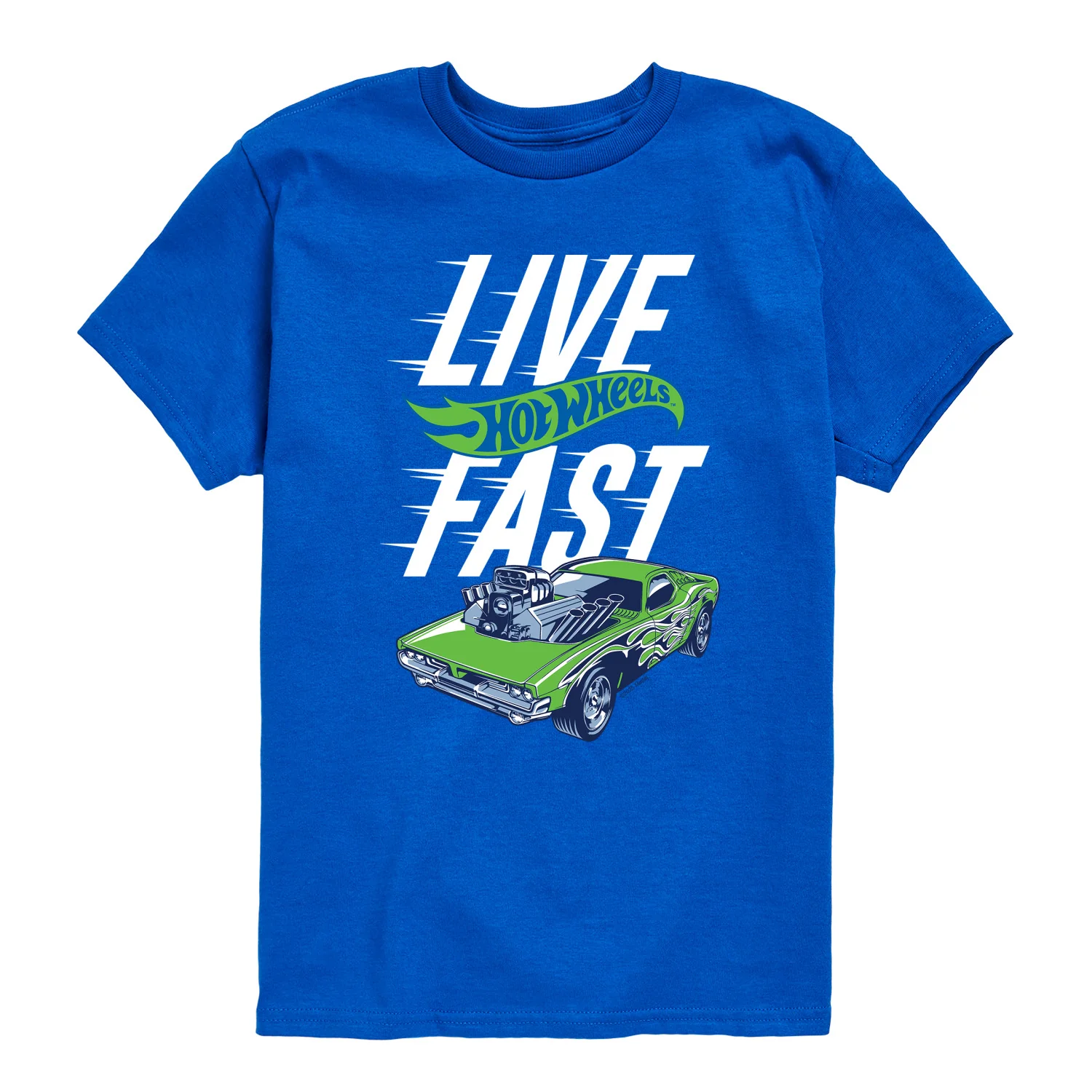 Hot Wheels - Live Fast - Youth Boys Short Sleeve Graphic T-Shirt - Image 3