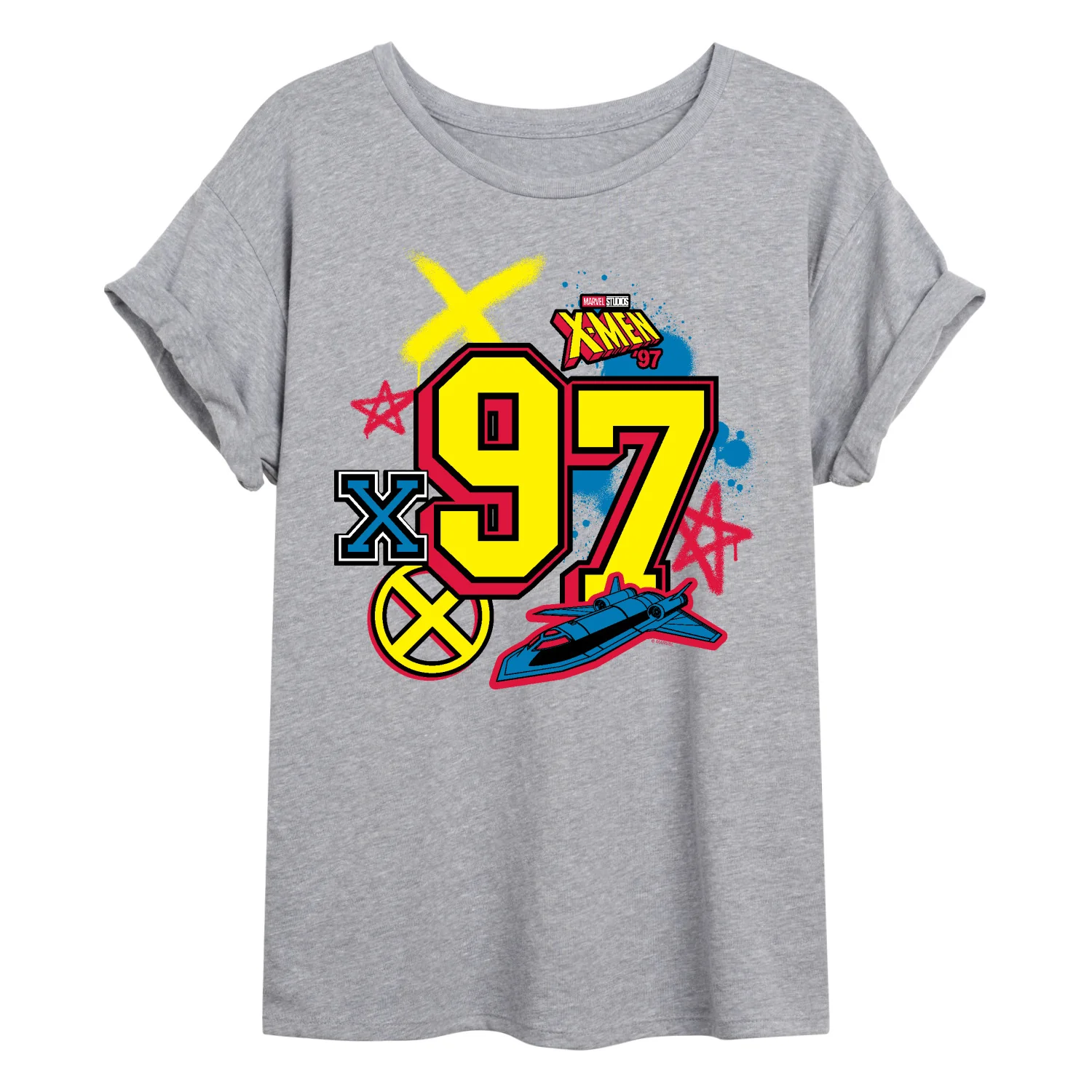 X-Men - 97 Streetwear - Juniors Oversized Graphic T-Shirt