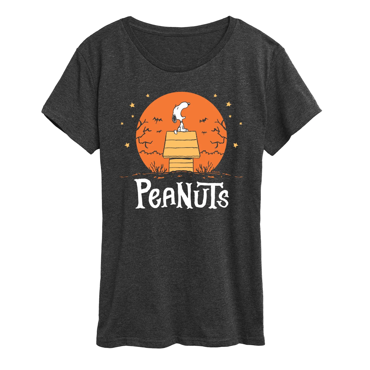 Peanuts - Snoopy Howling - Women's Short Sleeve Graphic T-Shirt - Image 3