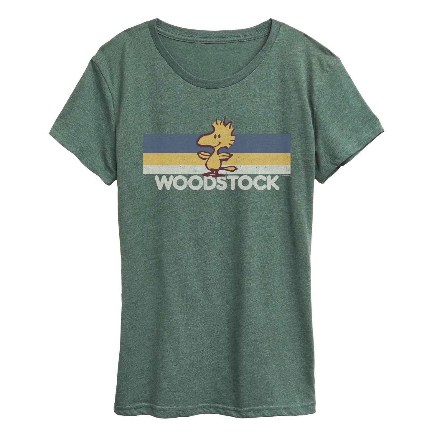 Peanuts - Woodstock Stripes - Women's Short Sleeve Graphic T-Shirt - Image 3
