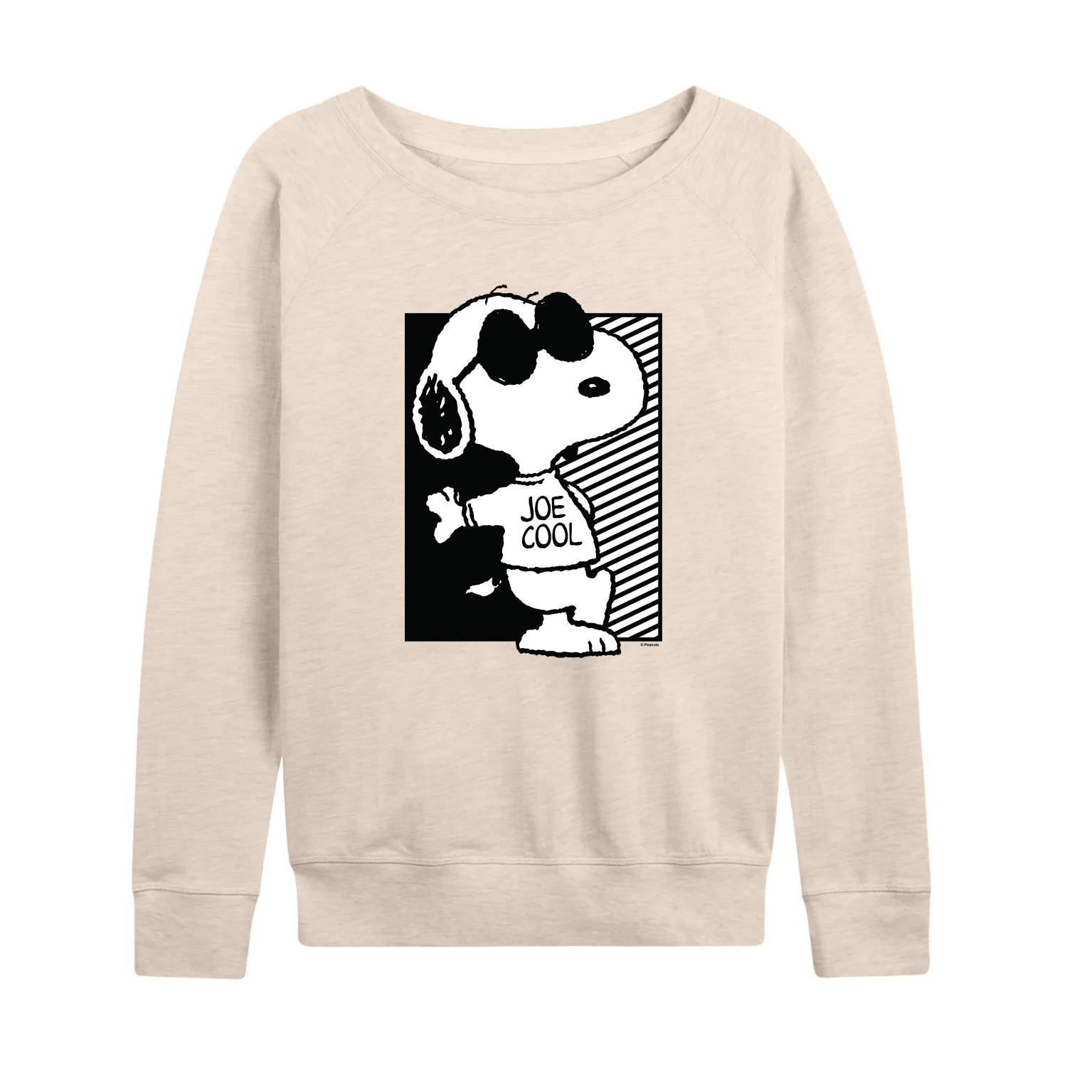Peanuts - Snoopy Too Cool - Women's French Terry Long Sleeve Pullover