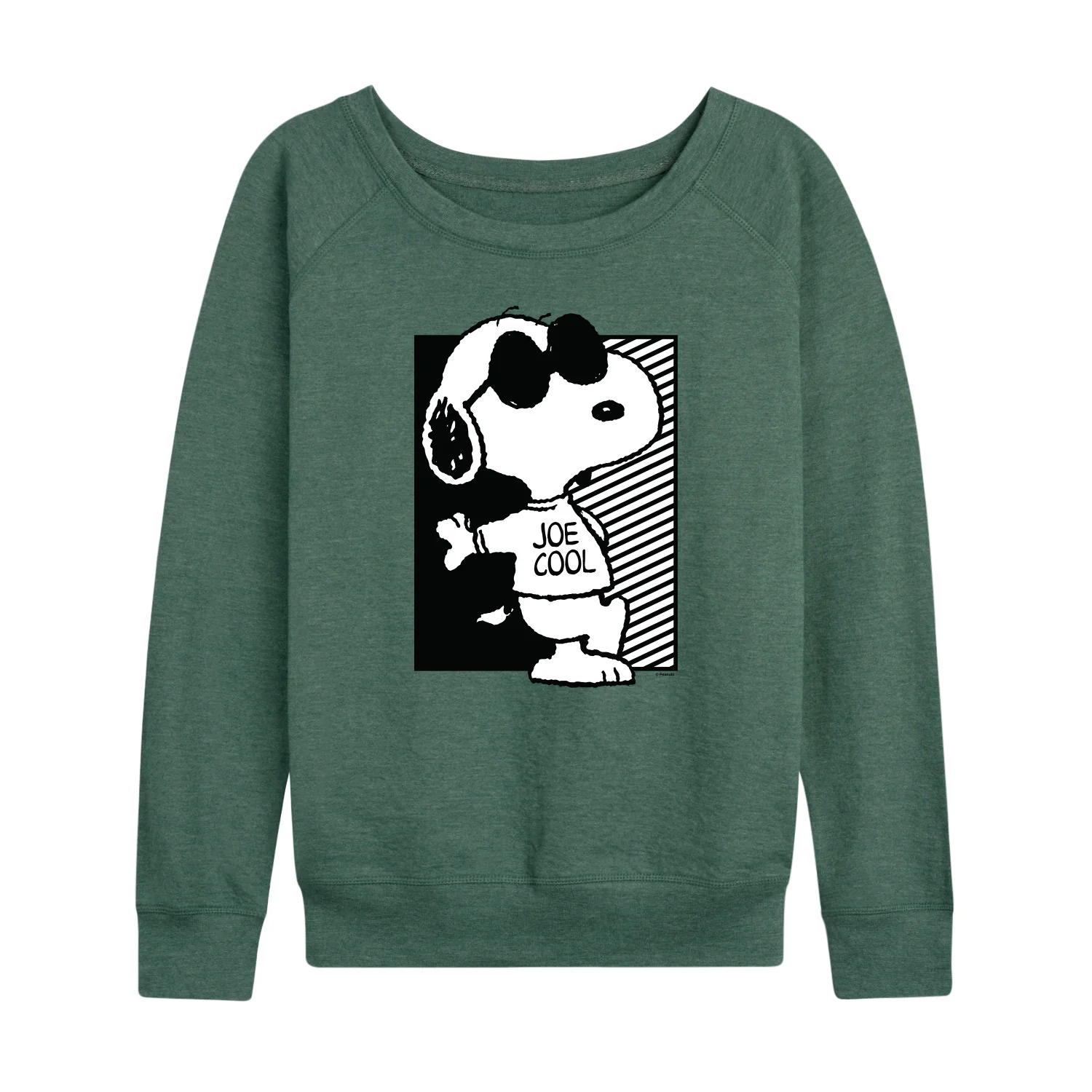 Peanuts - Snoopy Too Cool - Women's French Terry Long Sleeve Pullover - Image 2