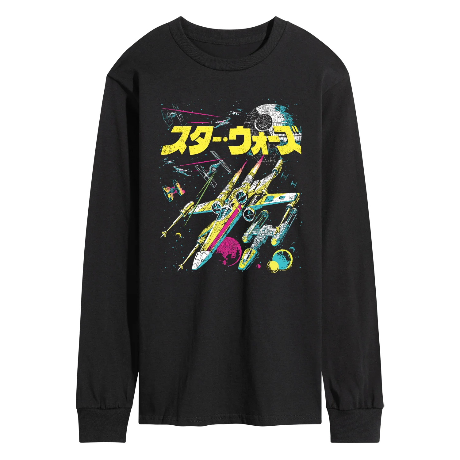 Star Wars - Kanji Pop Color - Men's Long Sleeve Graphic T-Shirt