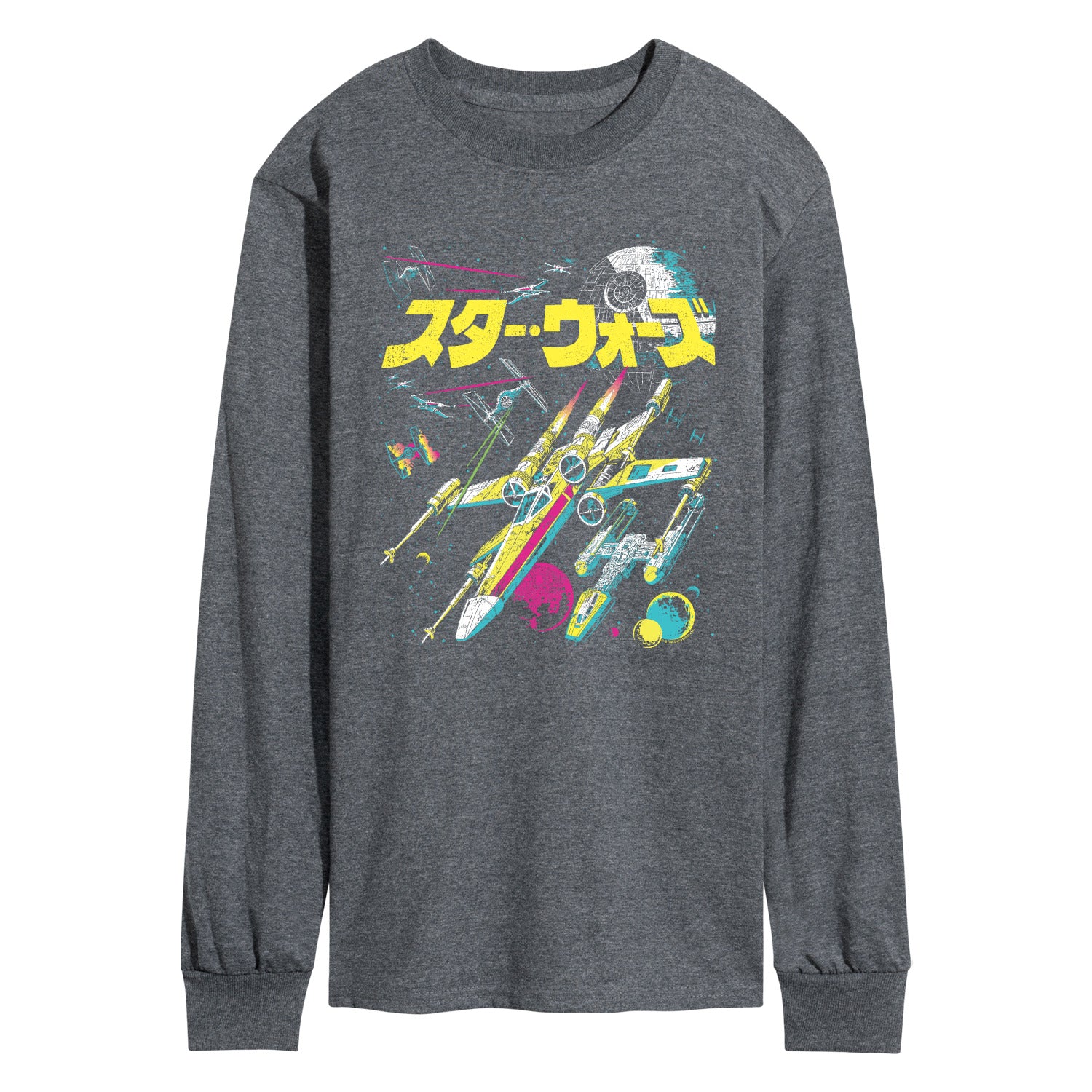 Star Wars - Kanji Pop Color - Men's Long Sleeve Graphic T-Shirt - Image 2