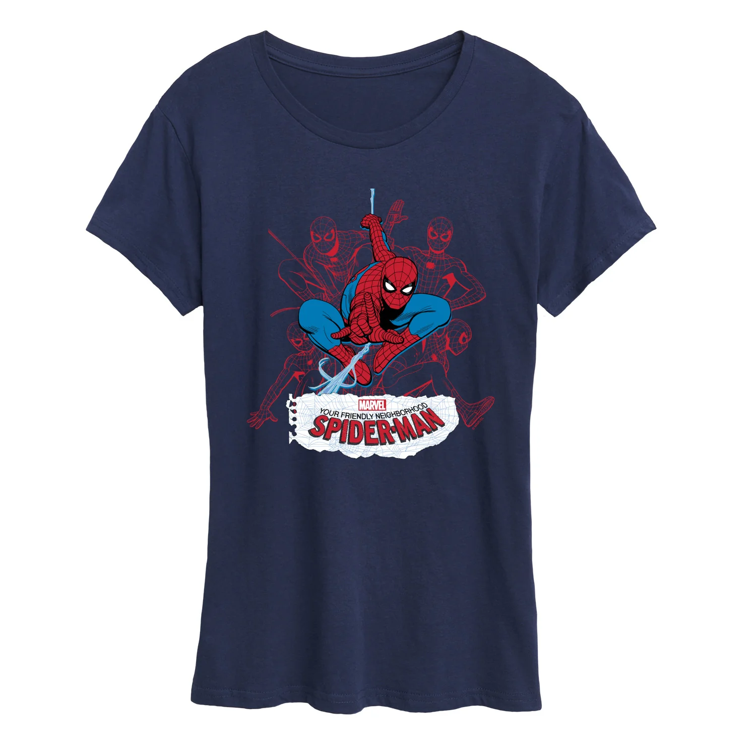 Spider-Man - Line Cluster - Women's Short Sleeve Graphic T-Shirt - Image 2