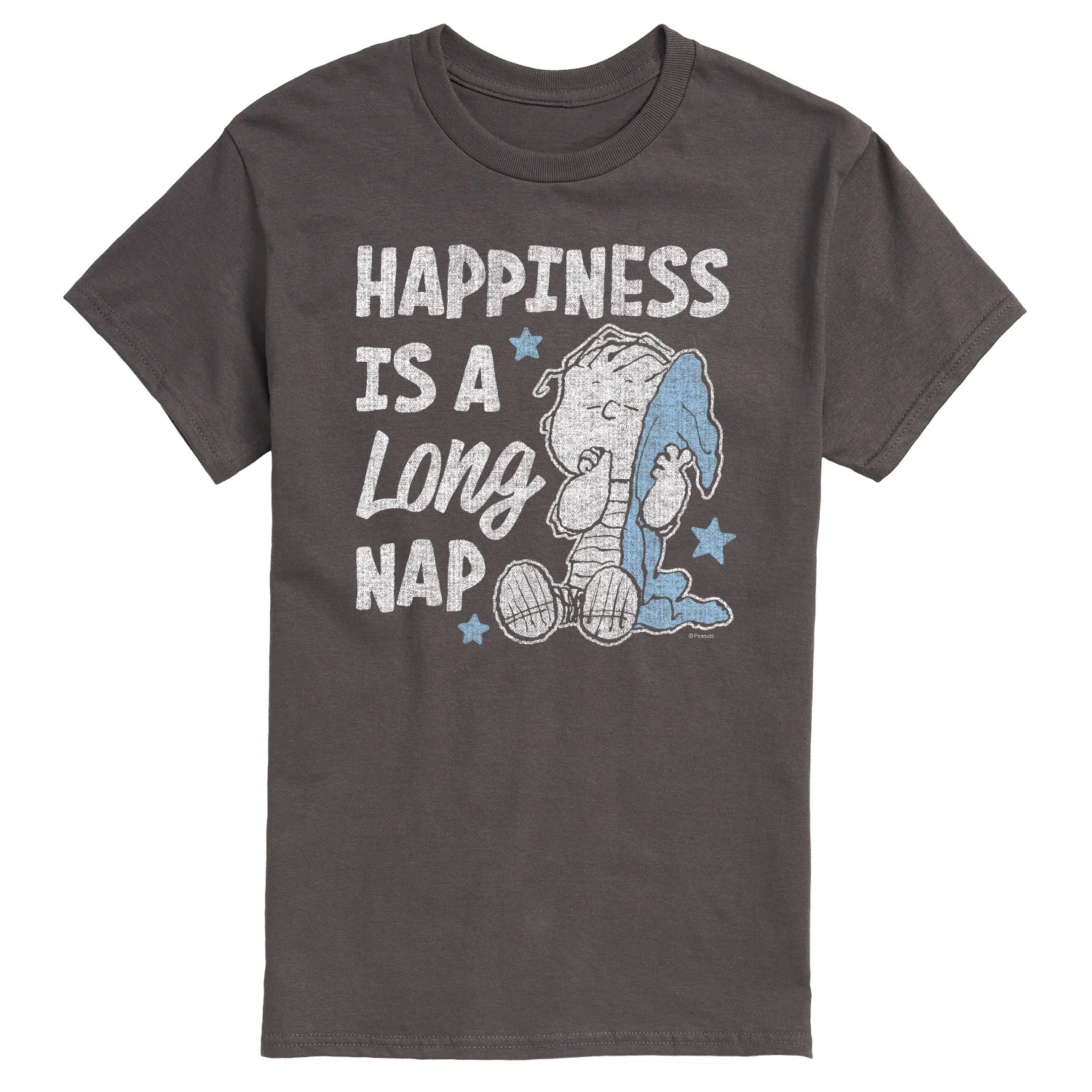 Peanuts - Happiness is a Long Nap - Men's Short Sleeve Graphic T-Shirt - Image 2