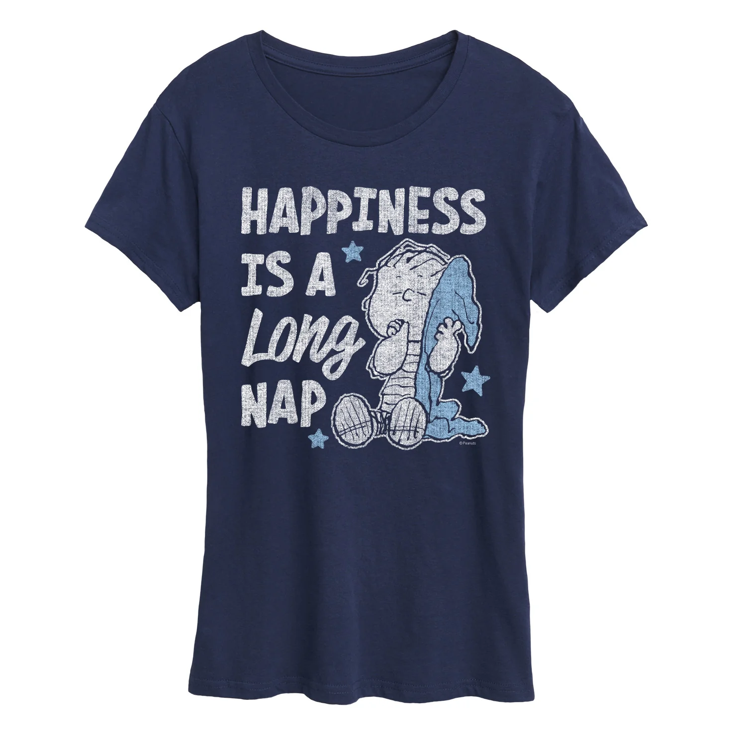 Peanuts - Happiness is a Long Nap - Women's Short Sleeve Graphic T-Shirt - Image 5