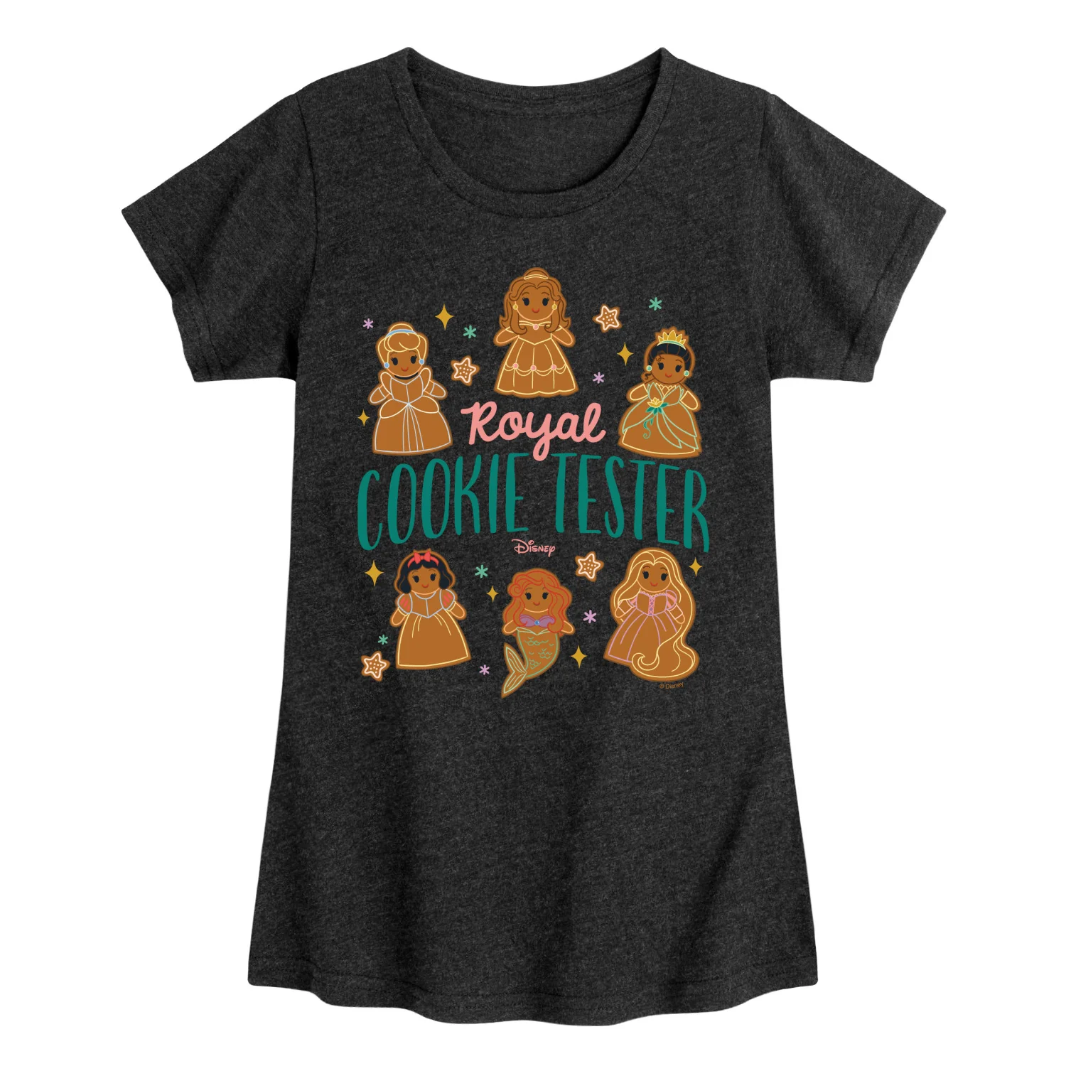 Disney Princess - Royal Cookie Tester - Youth Girls Short Sleeve T-shirt - Image 2