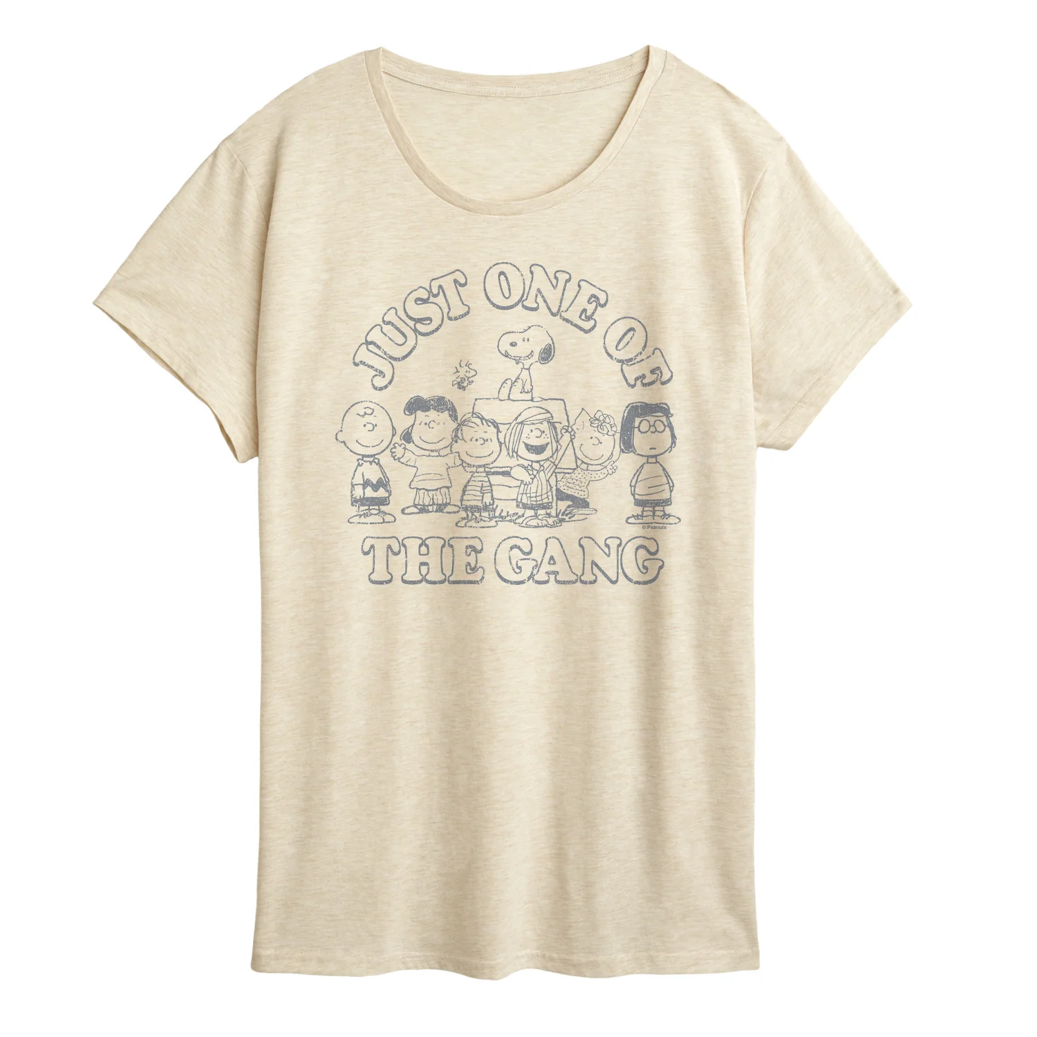 Peanuts - One of the Gang - Women's Short Sleeve Graphic T-Shirt