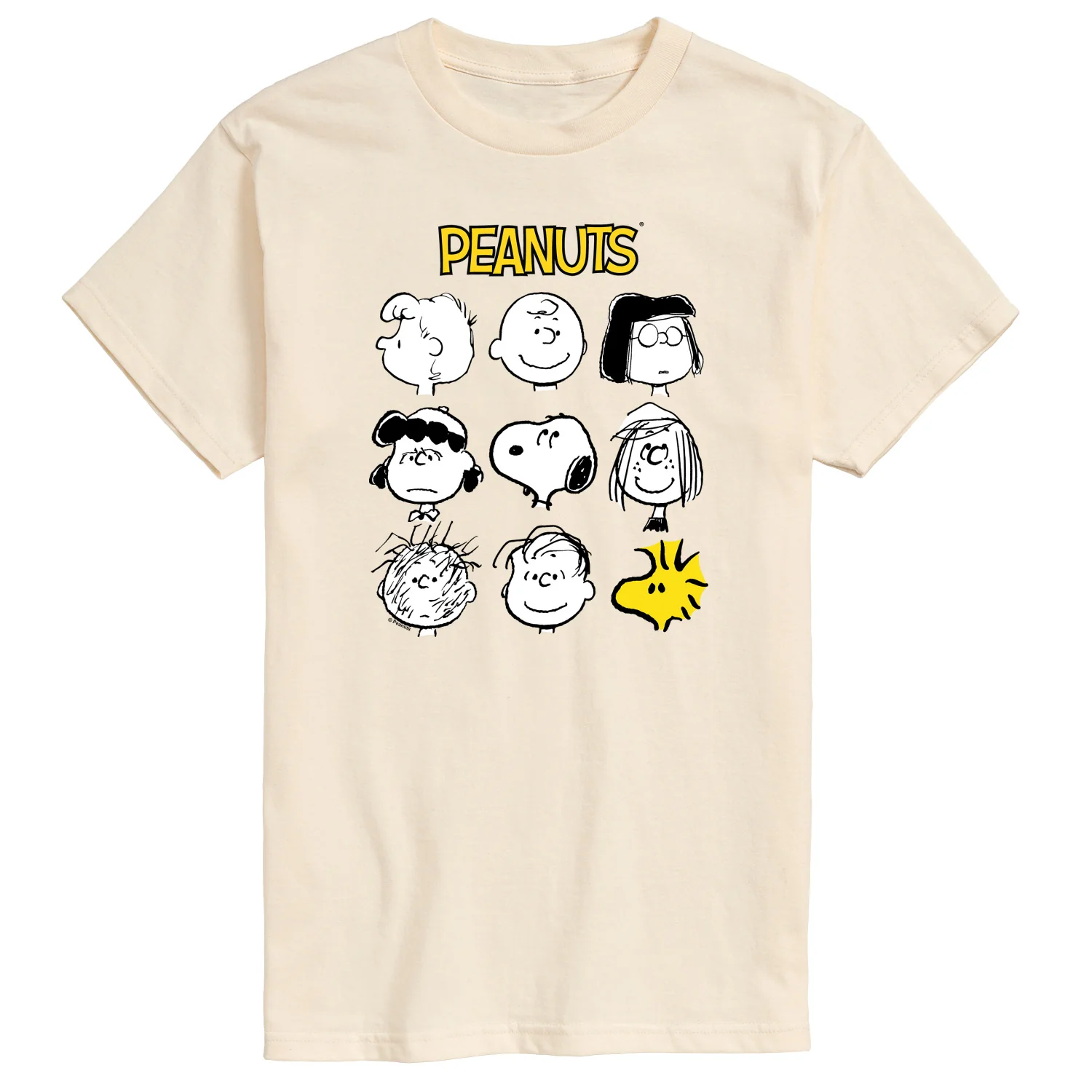 Peanuts - Many Faces Of Peanuts - Men's Short Sleeve Graphic T-Shirt - Image 3