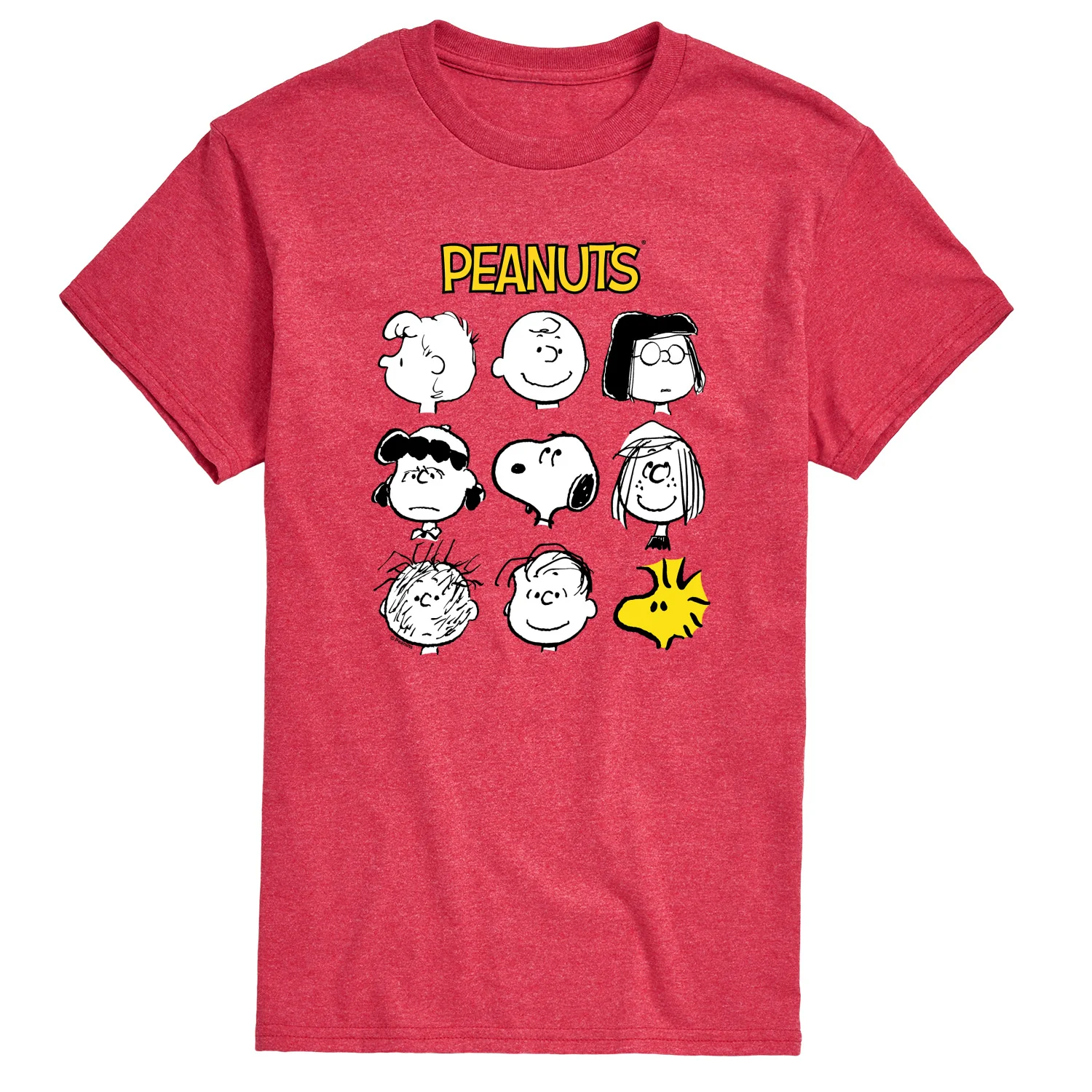 Peanuts - Many Faces Of Peanuts - Men's Short Sleeve Graphic T-Shirt - Image 4